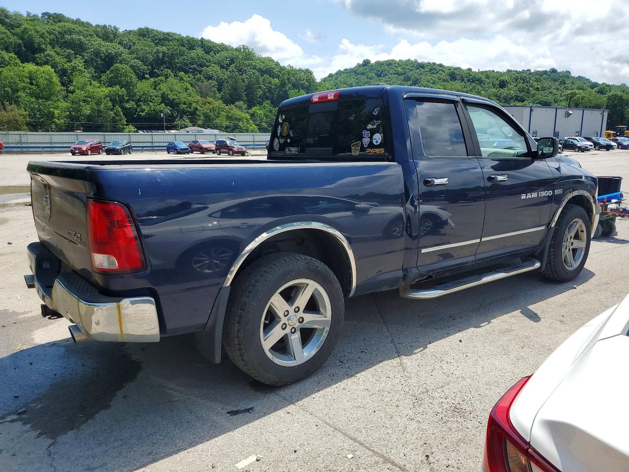 2012 Dodge Ram 1500 Slt Blue vin: 1C6RD7GT1CS283724