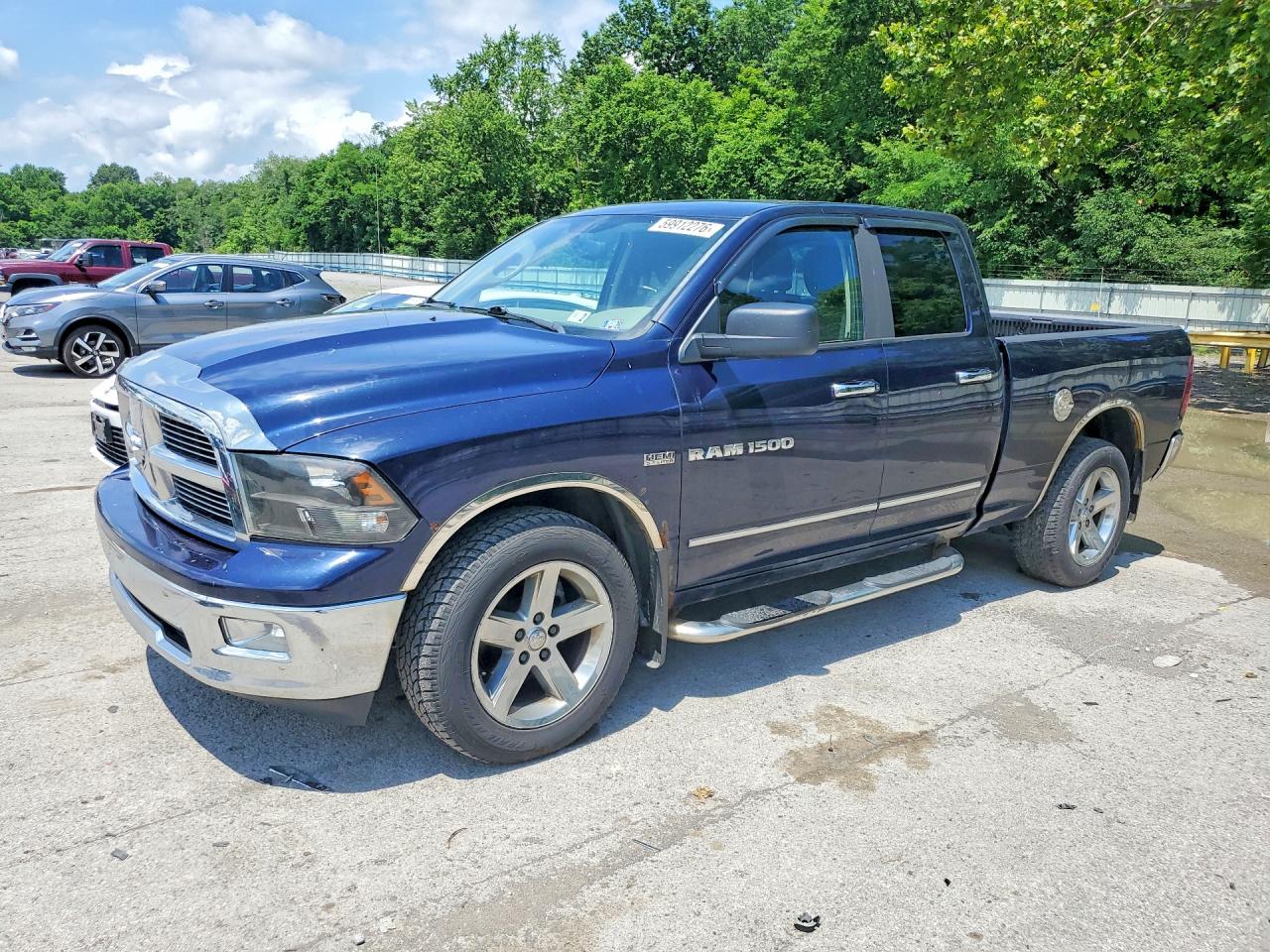 2012 Dodge Ram 1500 Slt Blue vin: 1C6RD7GT1CS283724