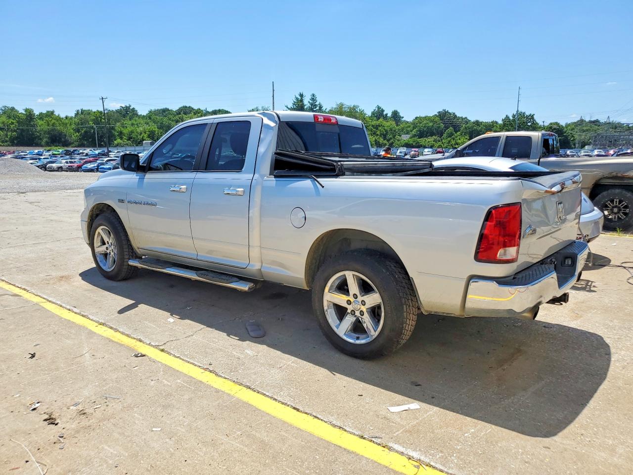 2012 Dodge Ram 1500 Slt Silver vin: 1C6RD7GT1CS315250