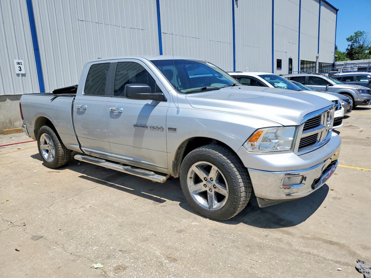 2012 Dodge Ram 1500 Slt Silver vin: 1C6RD7GT1CS315250