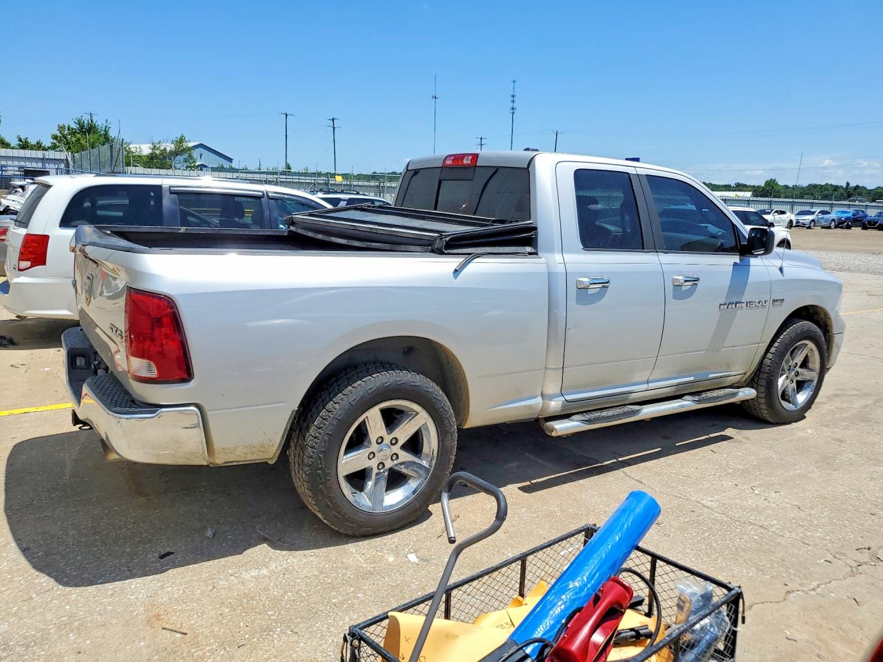 2012 Dodge Ram 1500 Slt Silver vin: 1C6RD7GT1CS315250