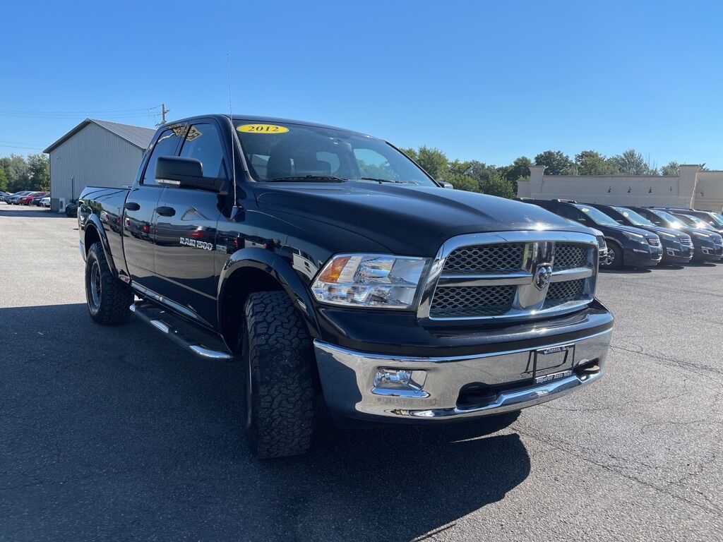 2012 Ram 1500 Outdoorsman Black vin: 1C6RD7GT1CS345431