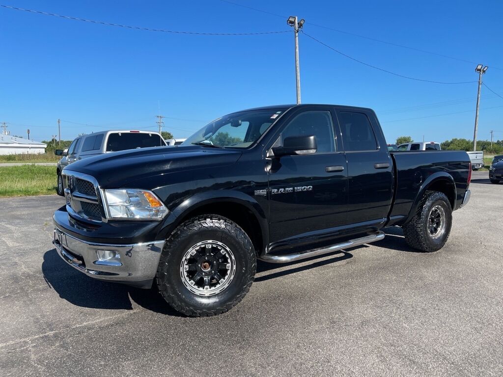 2012 Ram 1500 Outdoorsman Black vin: 1C6RD7GT1CS345431