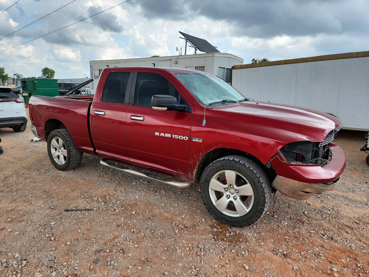 2012 Dodge 1500 Quad Maroon vin: 1C6RD7GT2CS124551
