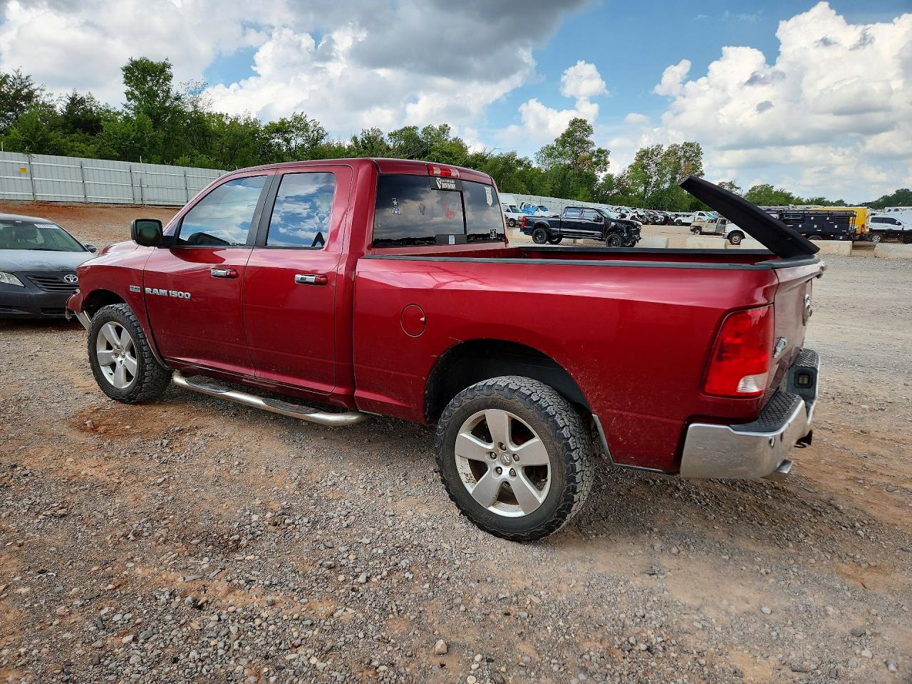 2012 Dodge 1500 Quad Maroon vin: 1C6RD7GT2CS124551
