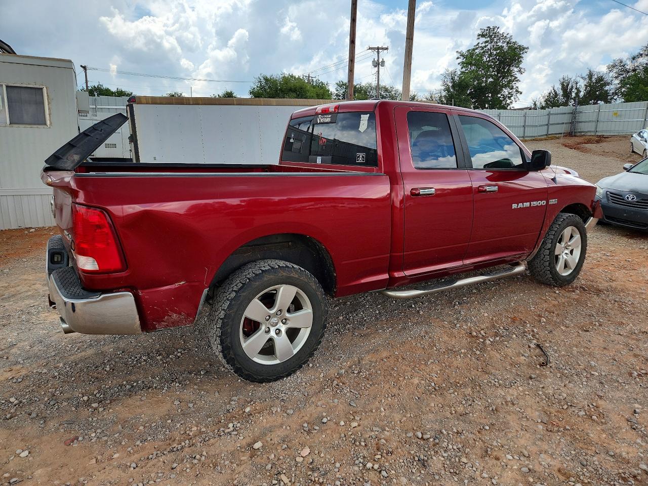 2012 Dodge 1500 Quad Maroon vin: 1C6RD7GT2CS124551