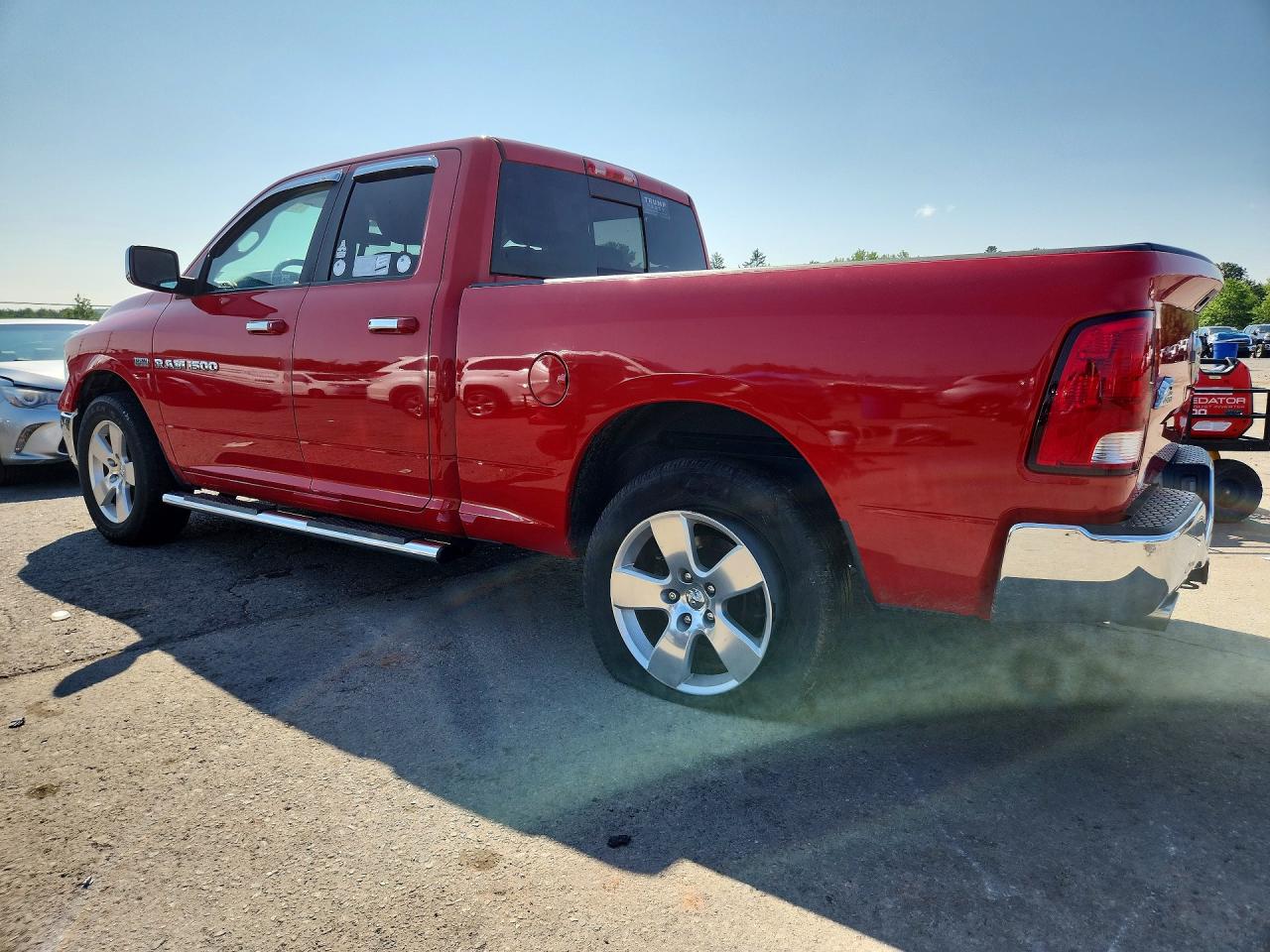 2012 Dodge Ram 1500 Slt Red vin: 1C6RD7GT2CS154553