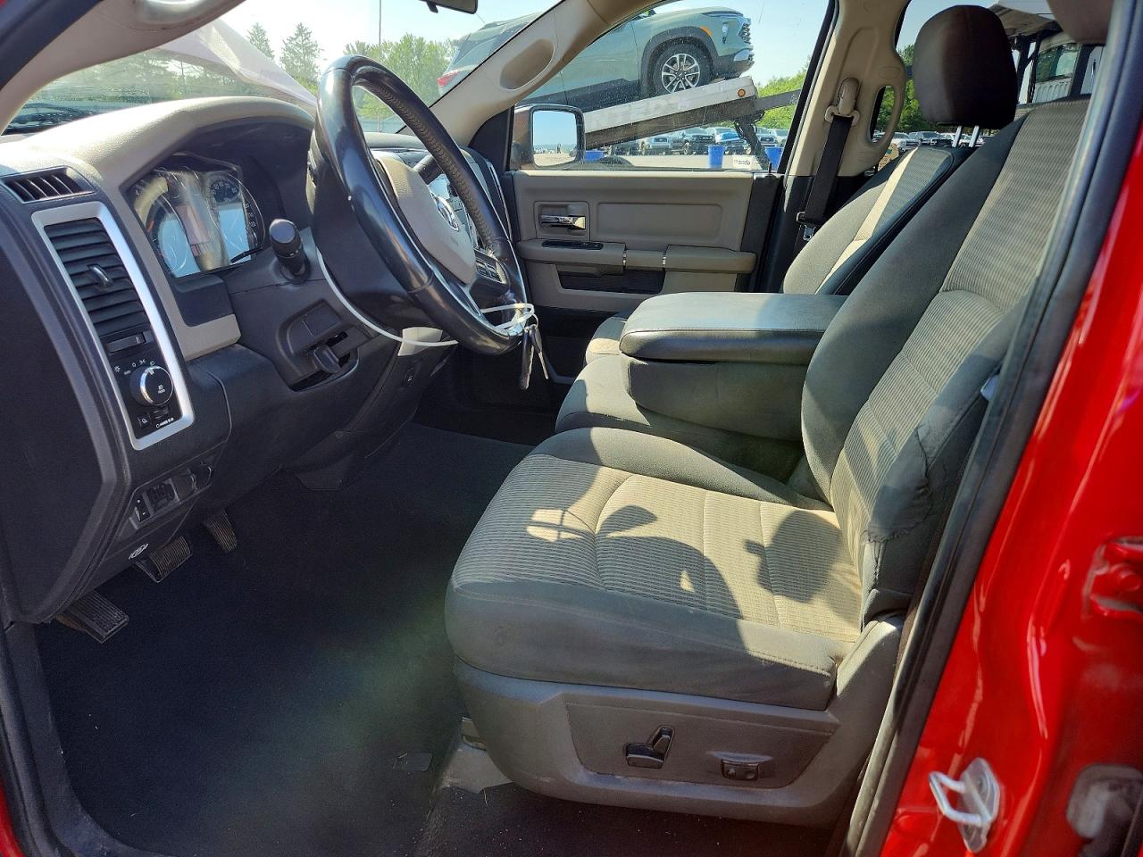 2012 Dodge Ram 1500 Slt Red vin: 1C6RD7GT2CS154553