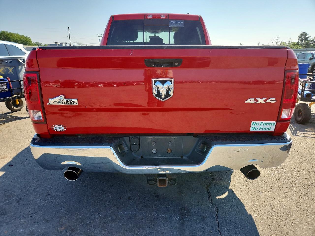 2012 Dodge Ram 1500 Slt Red vin: 1C6RD7GT2CS154553
