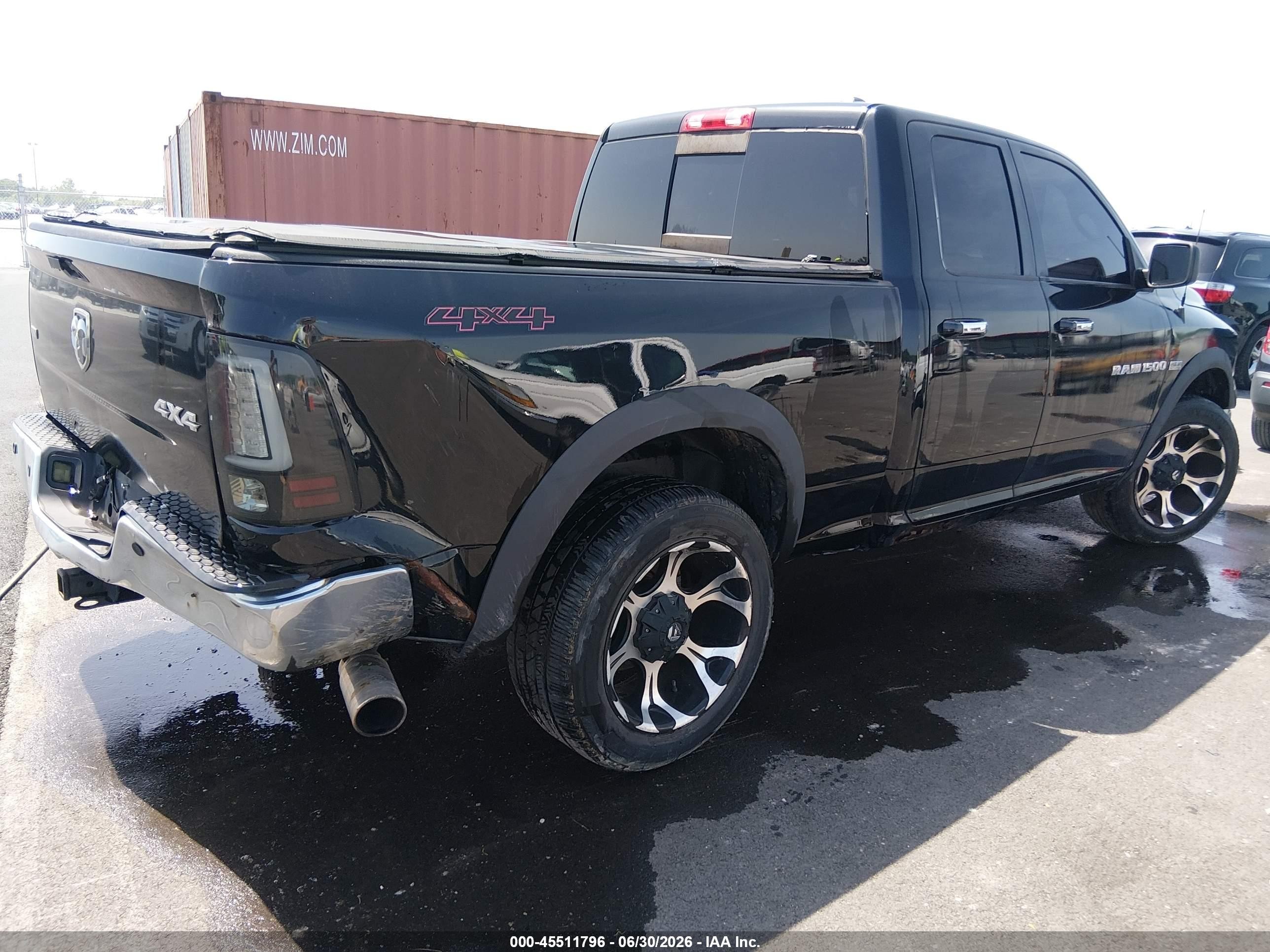 2012 Ram 1500 Slt Black vin: 1C6RD7GT2CS158568