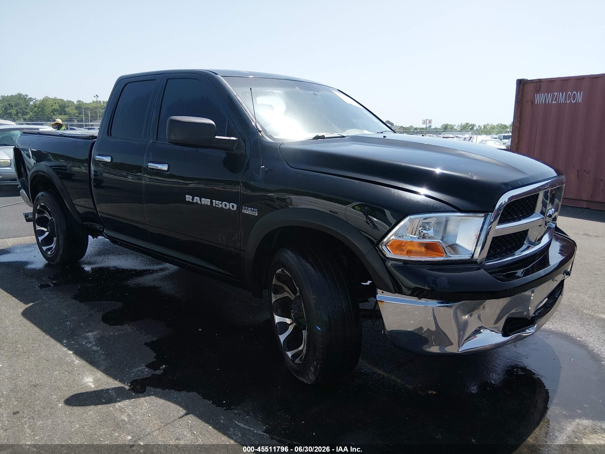 2012 Ram 1500 Slt Black vin: 1C6RD7GT2CS158568