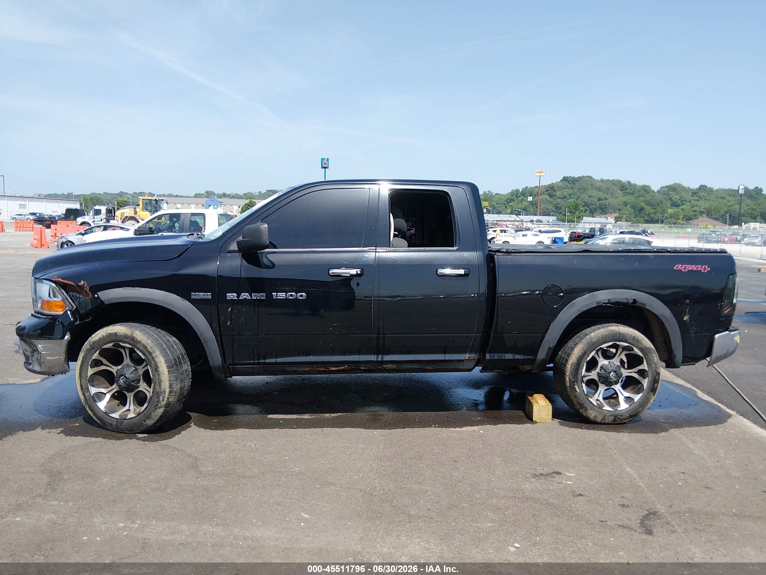2012 Ram 1500 Slt Black vin: 1C6RD7GT2CS158568