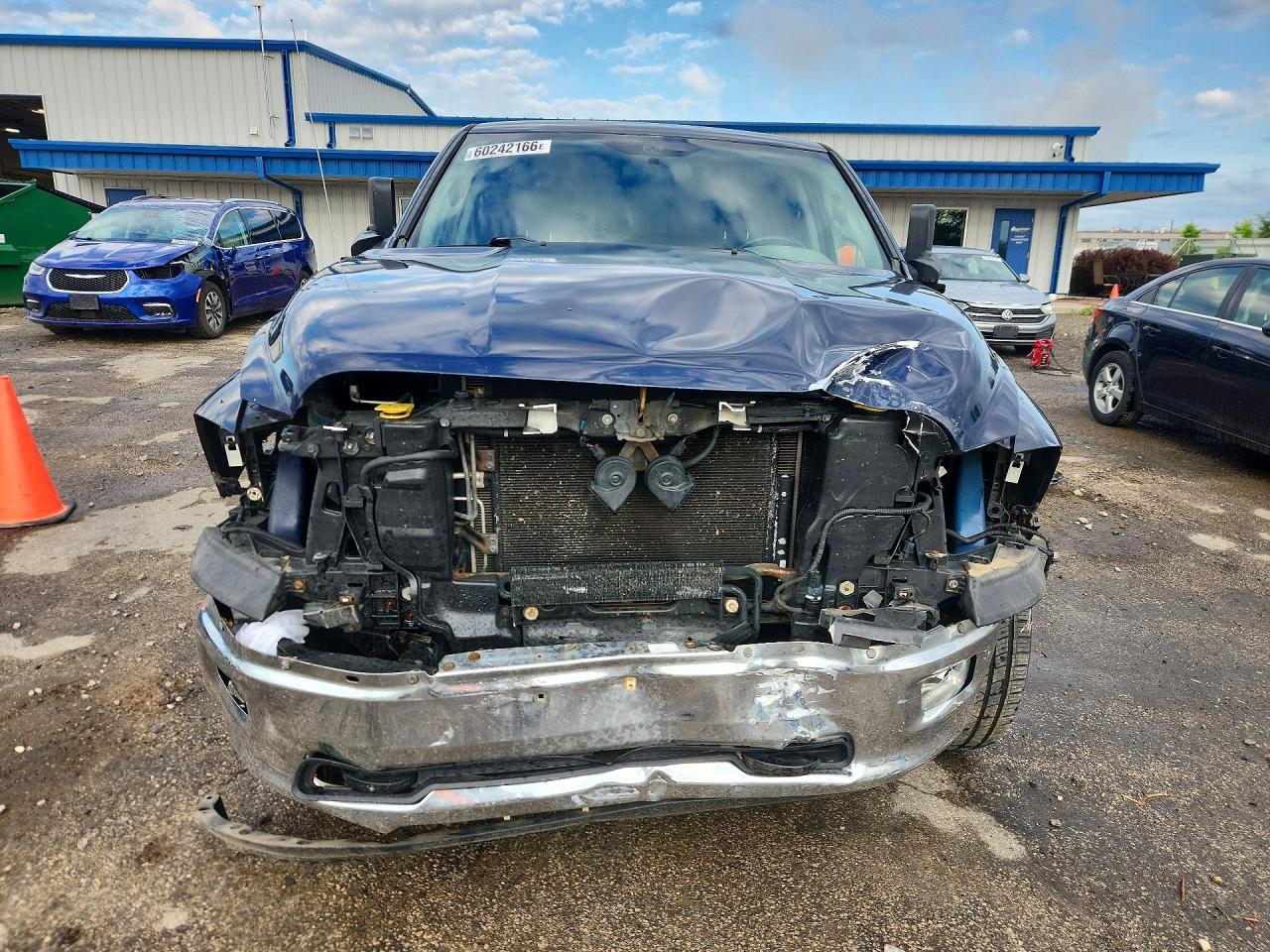 2012 Dodge Ram 1500 Slt Синий vin: 1C6RD7GT2CS161227