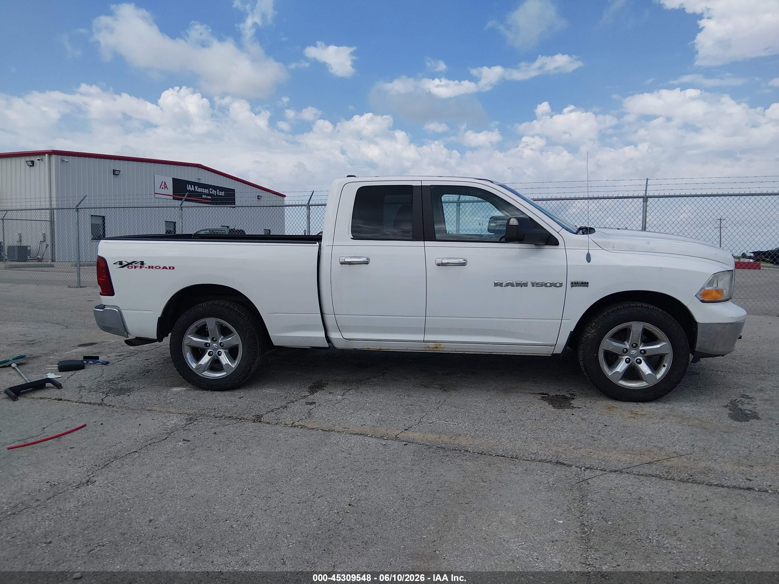 2012 Ram 1500 Slt Белый vin: 1C6RD7GT2CS243300