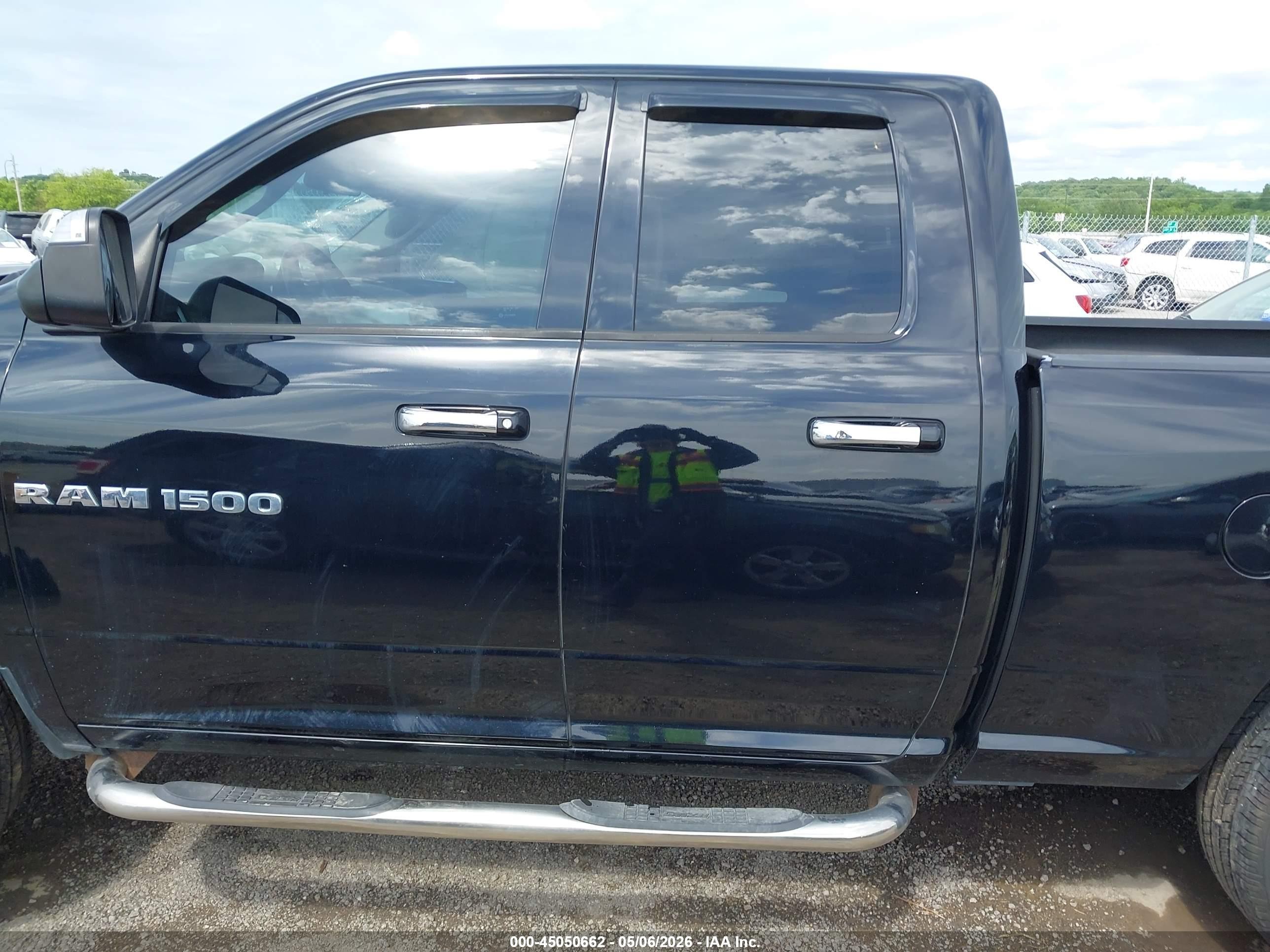 2012 Ram 1500 Slt Black vin: 1C6RD7GT4CS251947