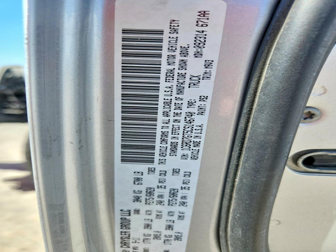2012 Dodge Ram 1500 Slt Silver vin: 1C6RD7GT5CS146740