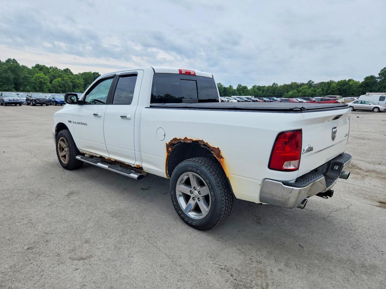 2012 Dodge Ram 1500 Slt White vin: 1C6RD7GT5CS272502