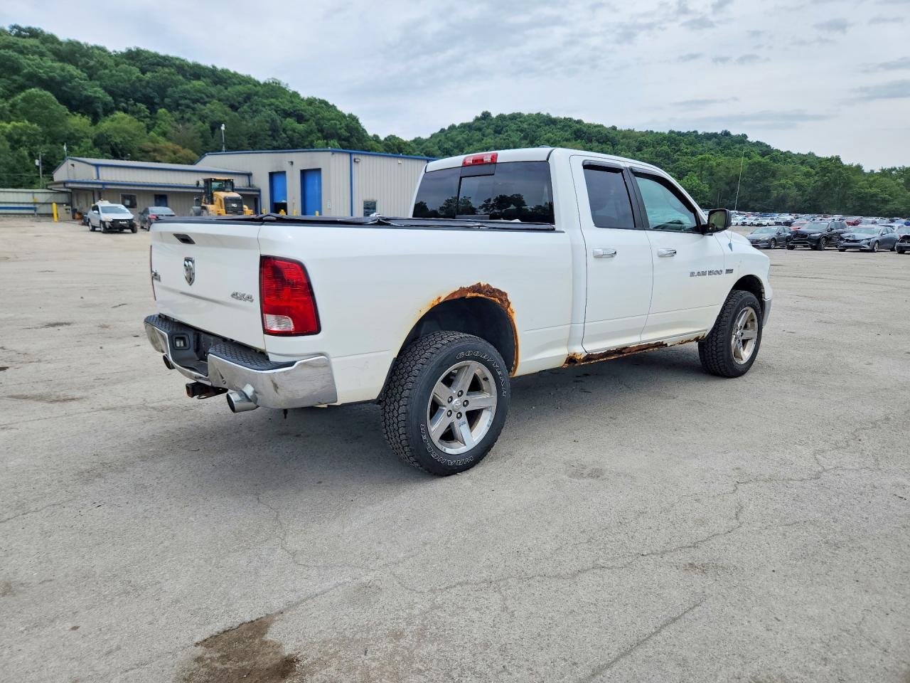 2012 Dodge Ram 1500 Slt White vin: 1C6RD7GT5CS272502