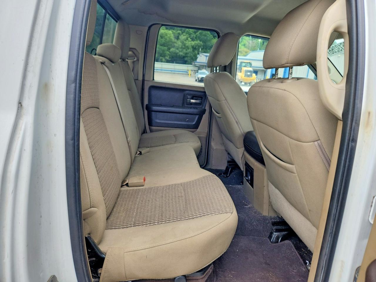 2012 Dodge Ram 1500 Slt White vin: 1C6RD7GT5CS272502
