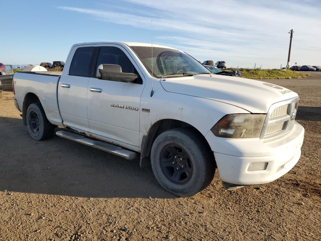 2012 Dodge Ram 1500 Slt White vin: 1C6RD7GT5CS287680