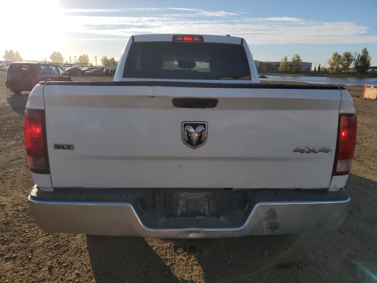 2012 Dodge Ram 1500 Slt White vin: 1C6RD7GT5CS287680