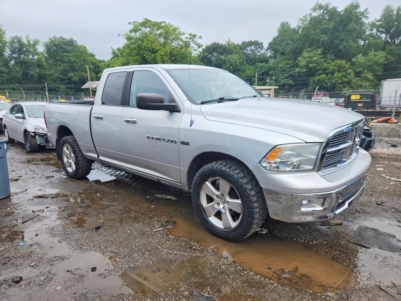 2012 Dodge Ram 1500 Slt Silver vin: 1C6RD7GT6CS162767
