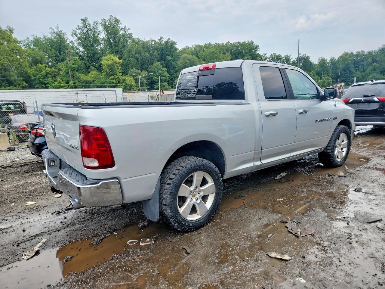 2012 Dodge Ram 1500 Slt Silver vin: 1C6RD7GT6CS162767