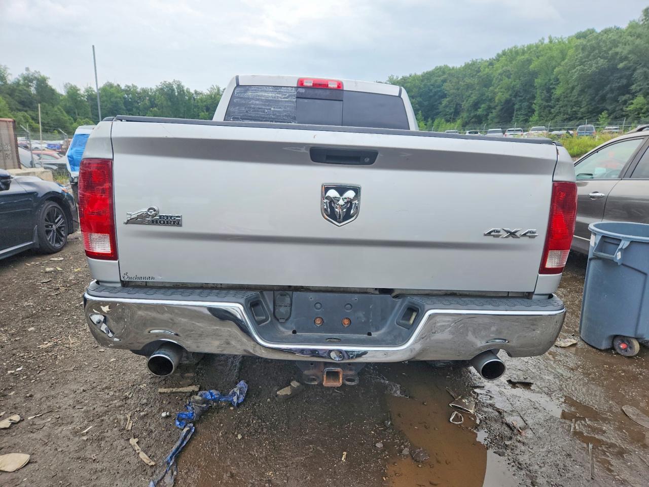 2012 Dodge Ram 1500 Slt Silver vin: 1C6RD7GT6CS162767