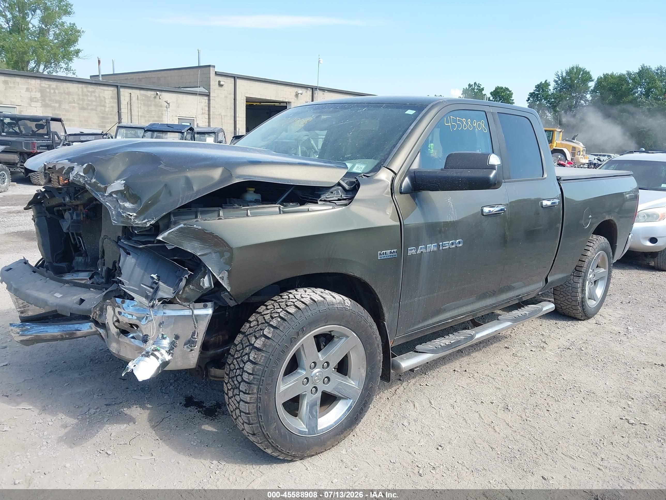 2012 Ram 1500 Big Horn Green vin: 1C6RD7GT6CS247155