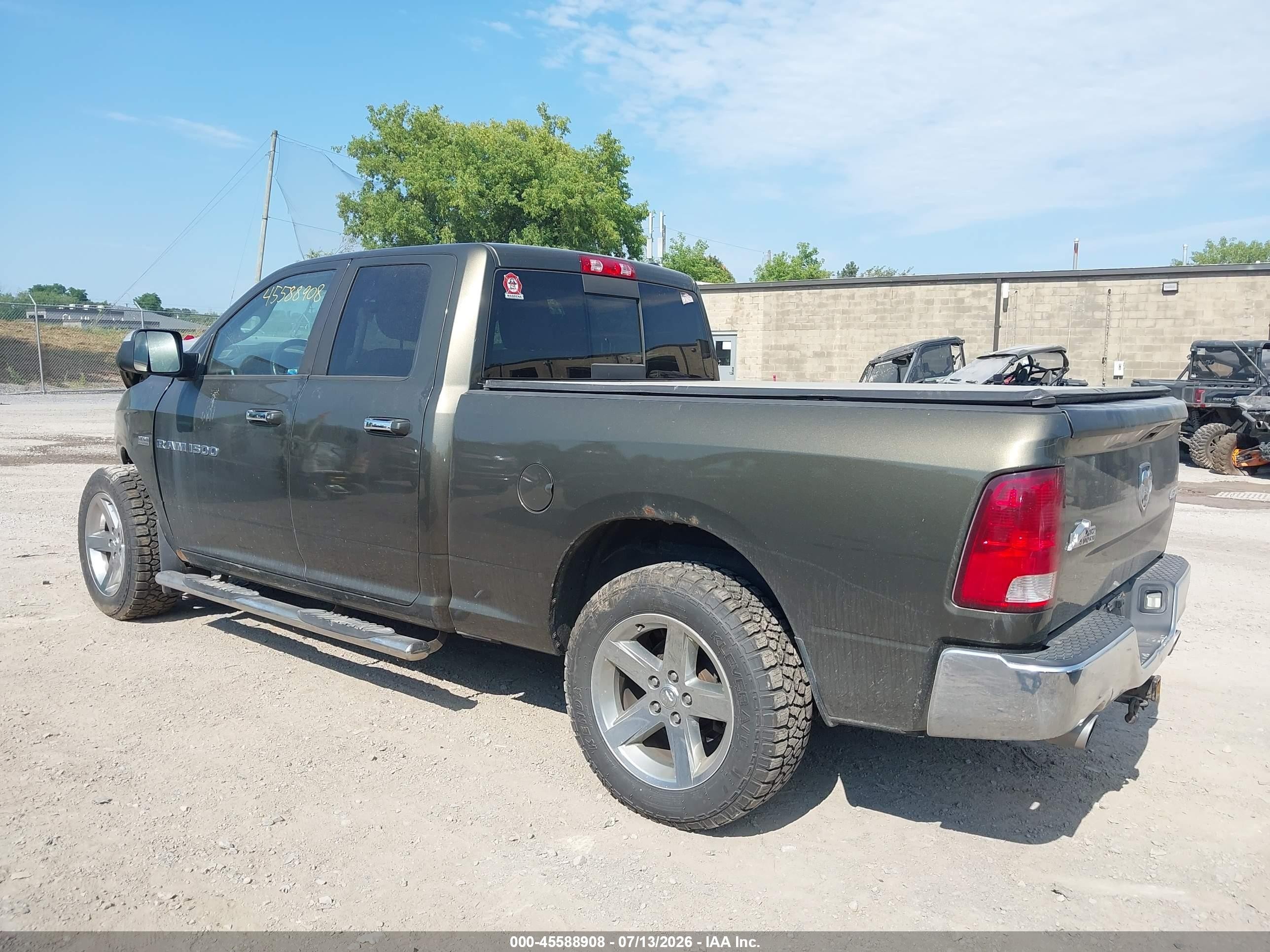 2012 Ram 1500 Big Horn Green vin: 1C6RD7GT6CS247155