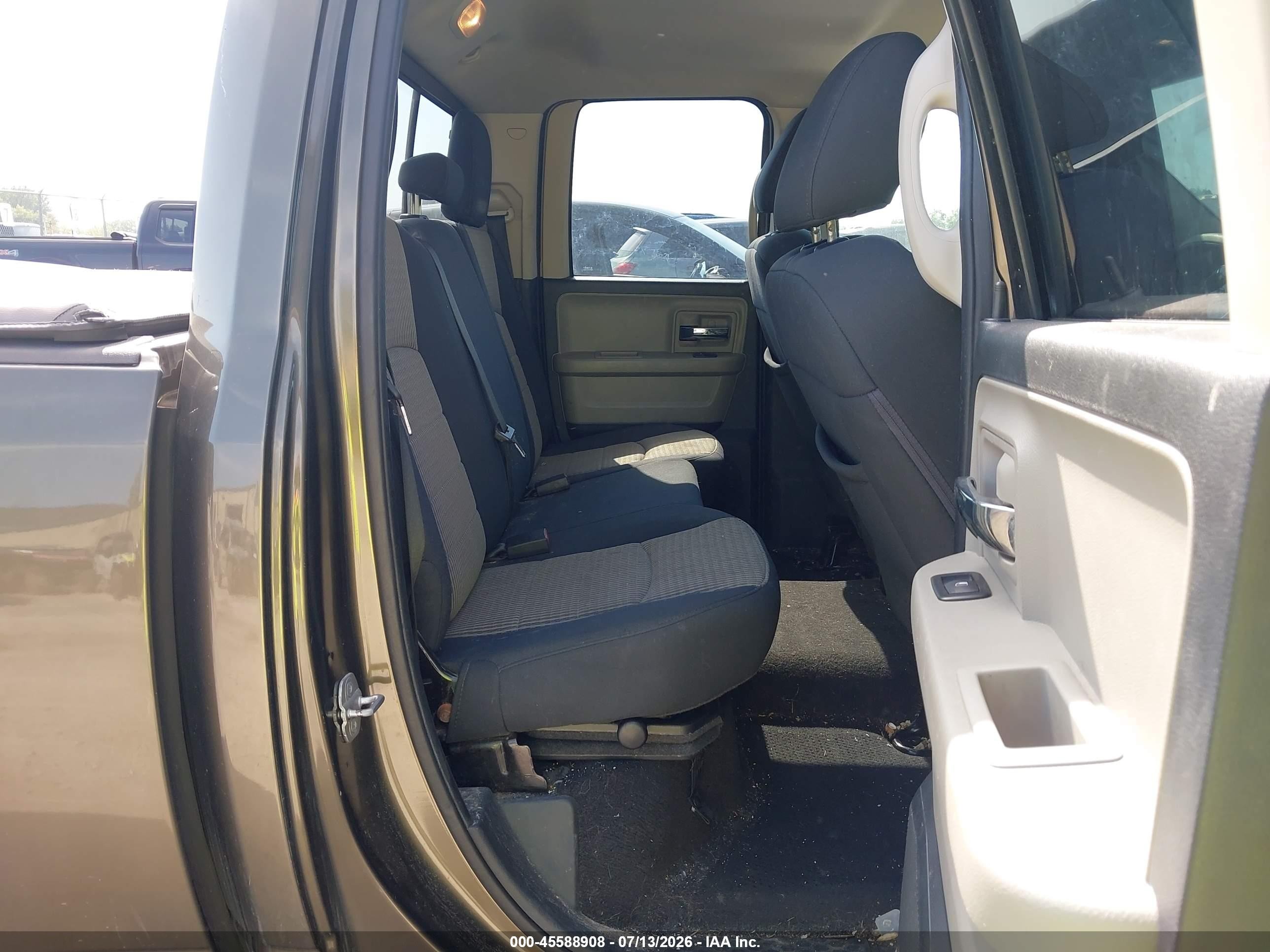 2012 Ram 1500 Big Horn Green vin: 1C6RD7GT6CS247155