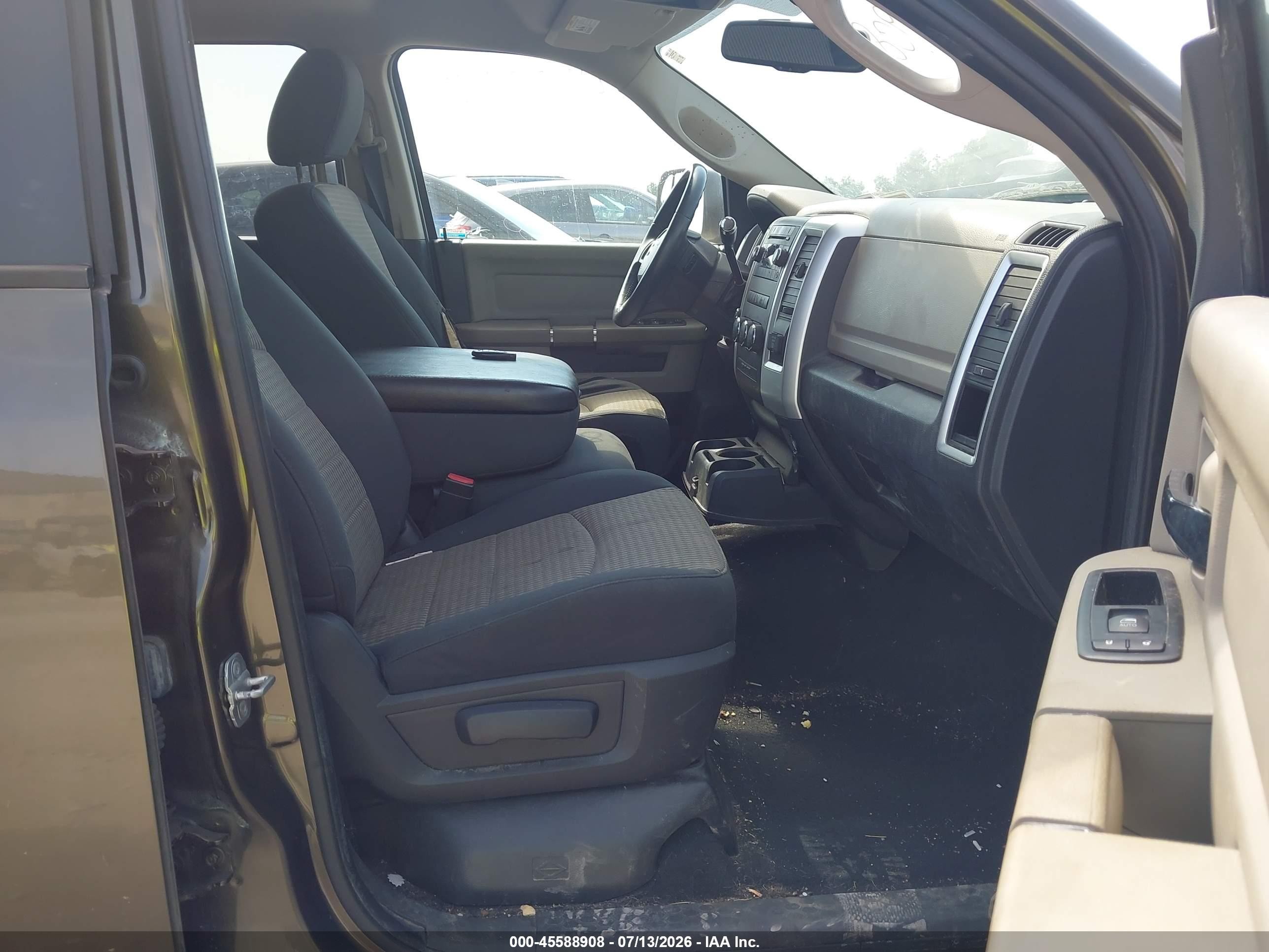 2012 Ram 1500 Big Horn Green vin: 1C6RD7GT6CS247155