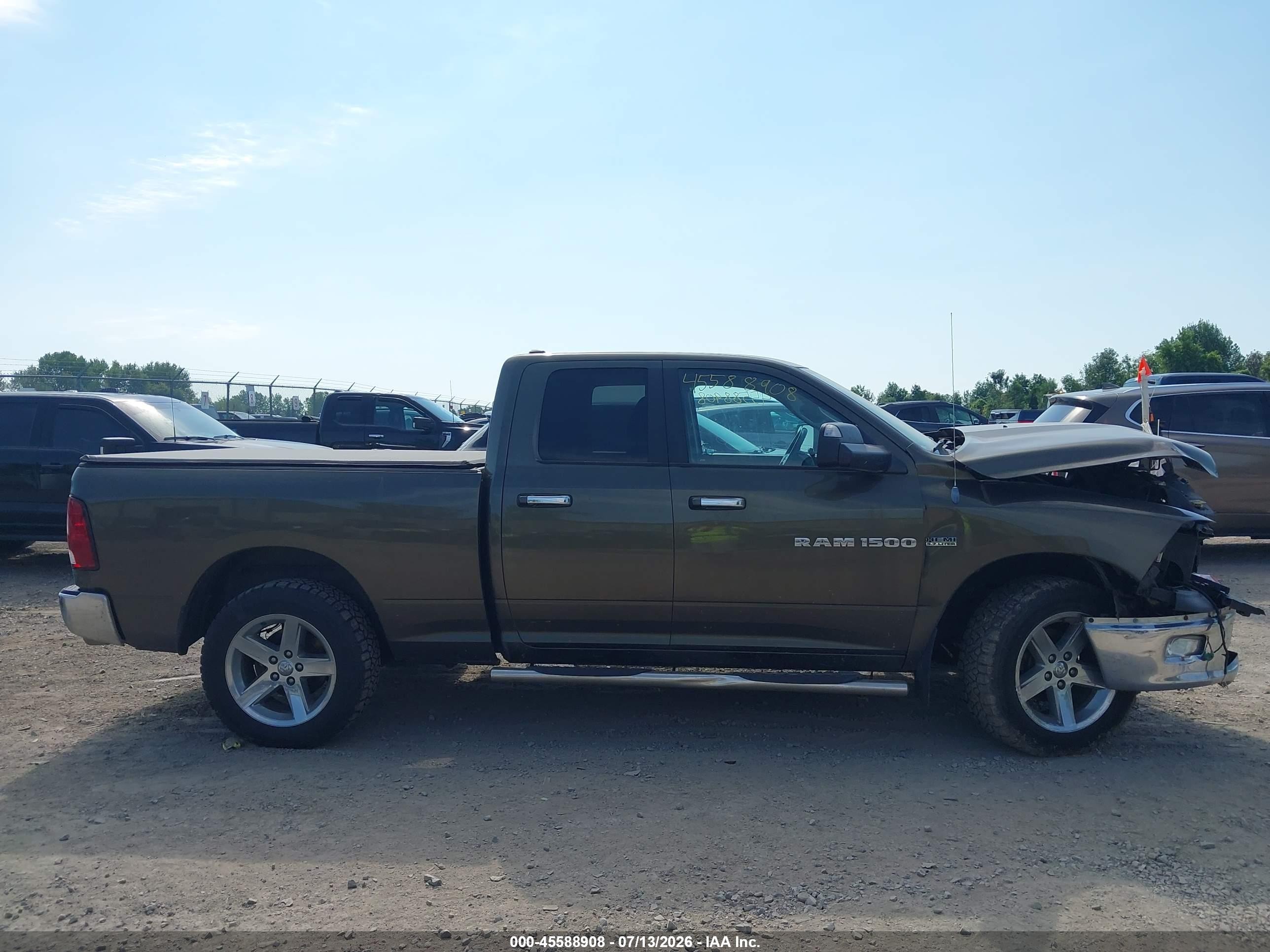 2012 Ram 1500 Big Horn Green vin: 1C6RD7GT6CS247155
