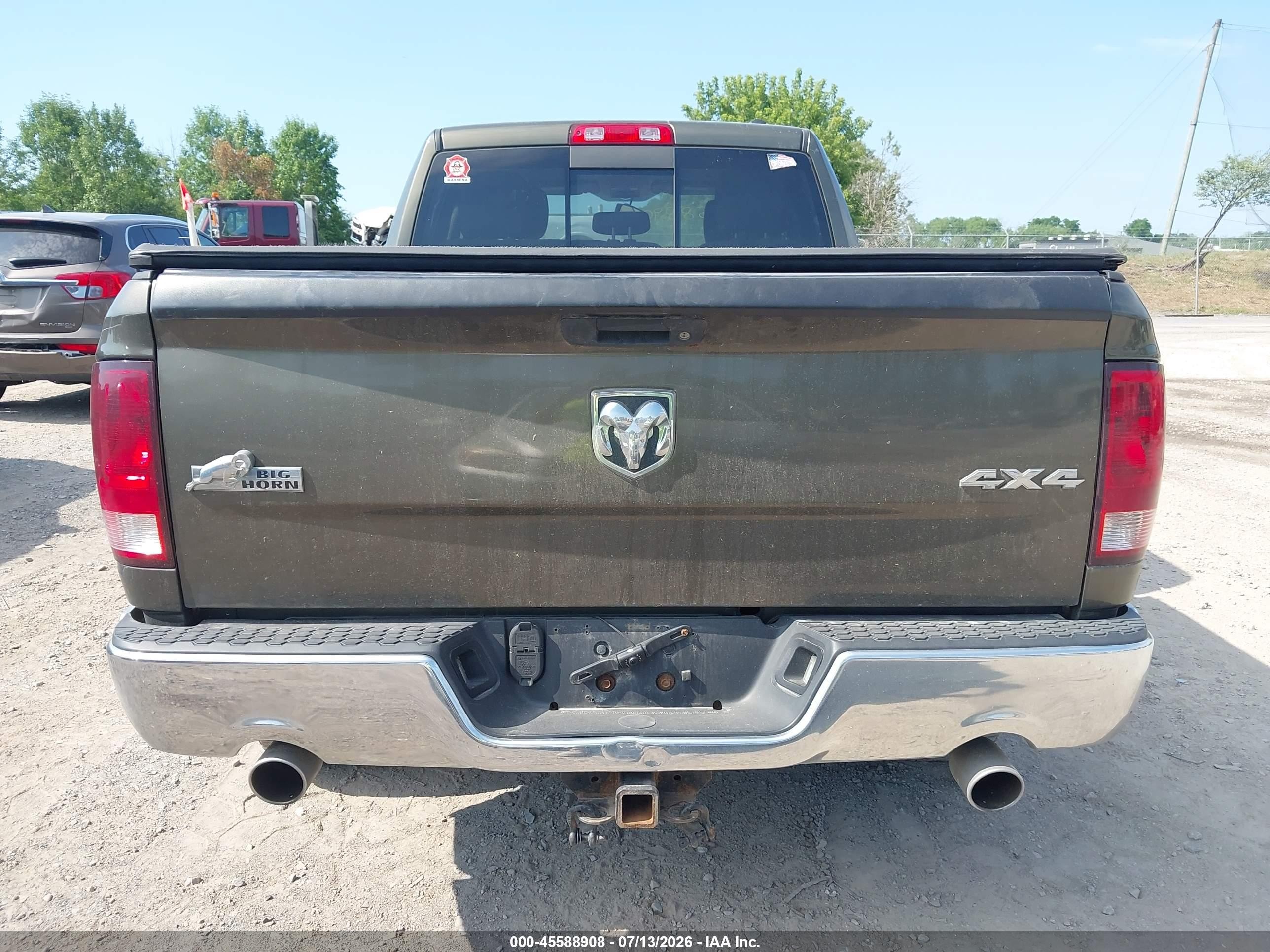 2012 Ram 1500 Big Horn Green vin: 1C6RD7GT6CS247155