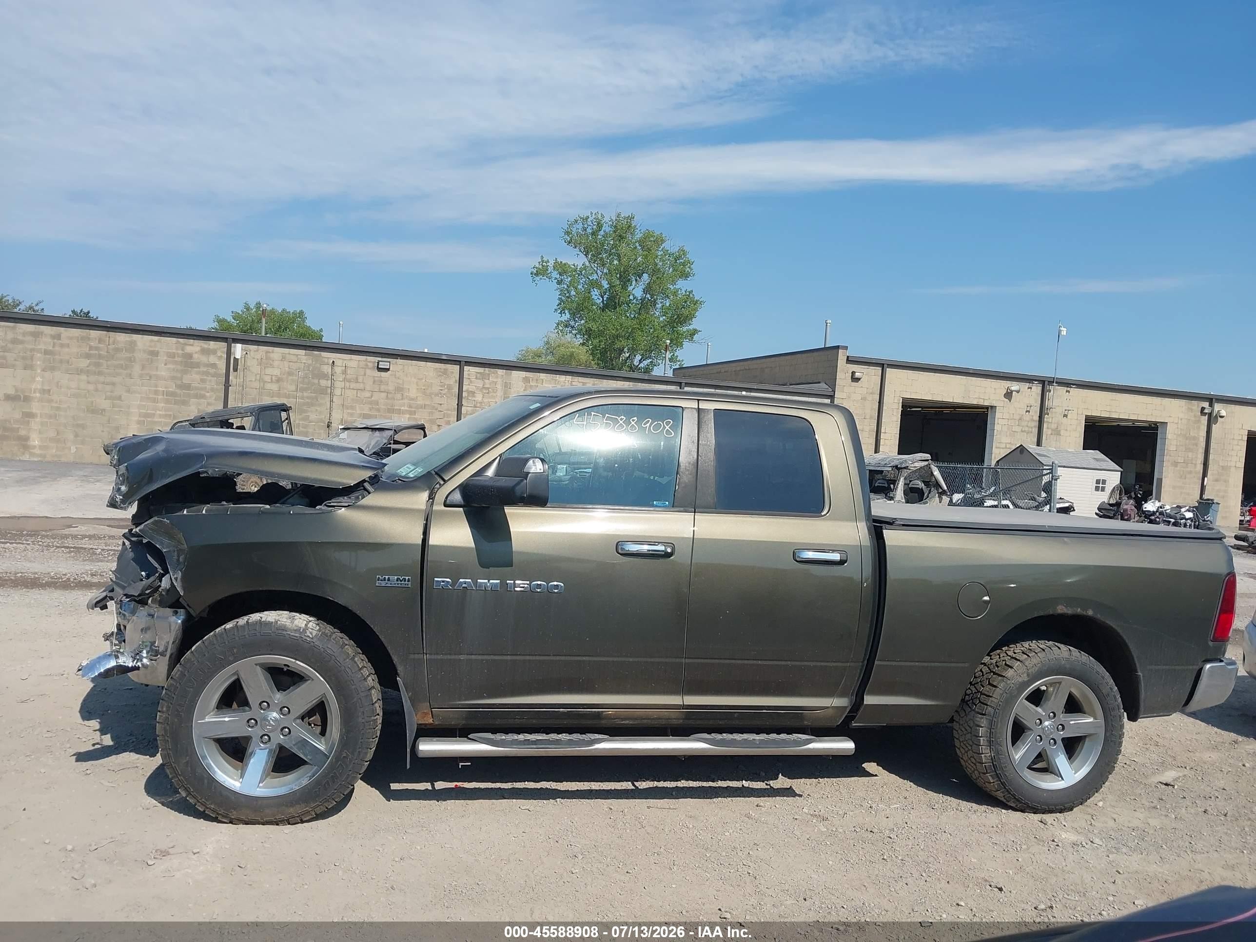 2012 Ram 1500 Big Horn Green vin: 1C6RD7GT6CS247155