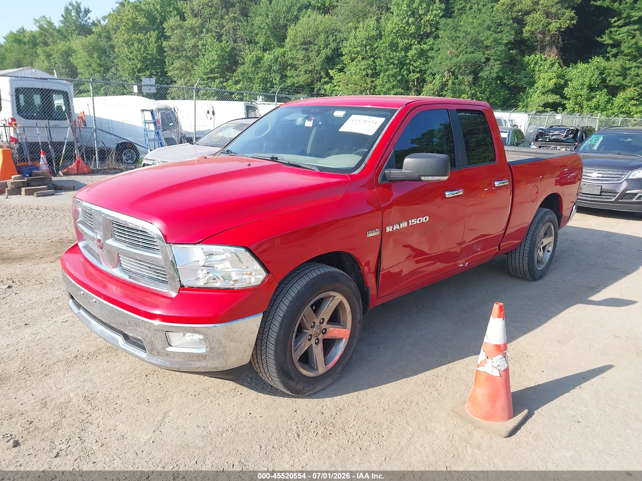 2012 Ram 1500 Big Horn Red vin: 1C6RD7GT6CS329032