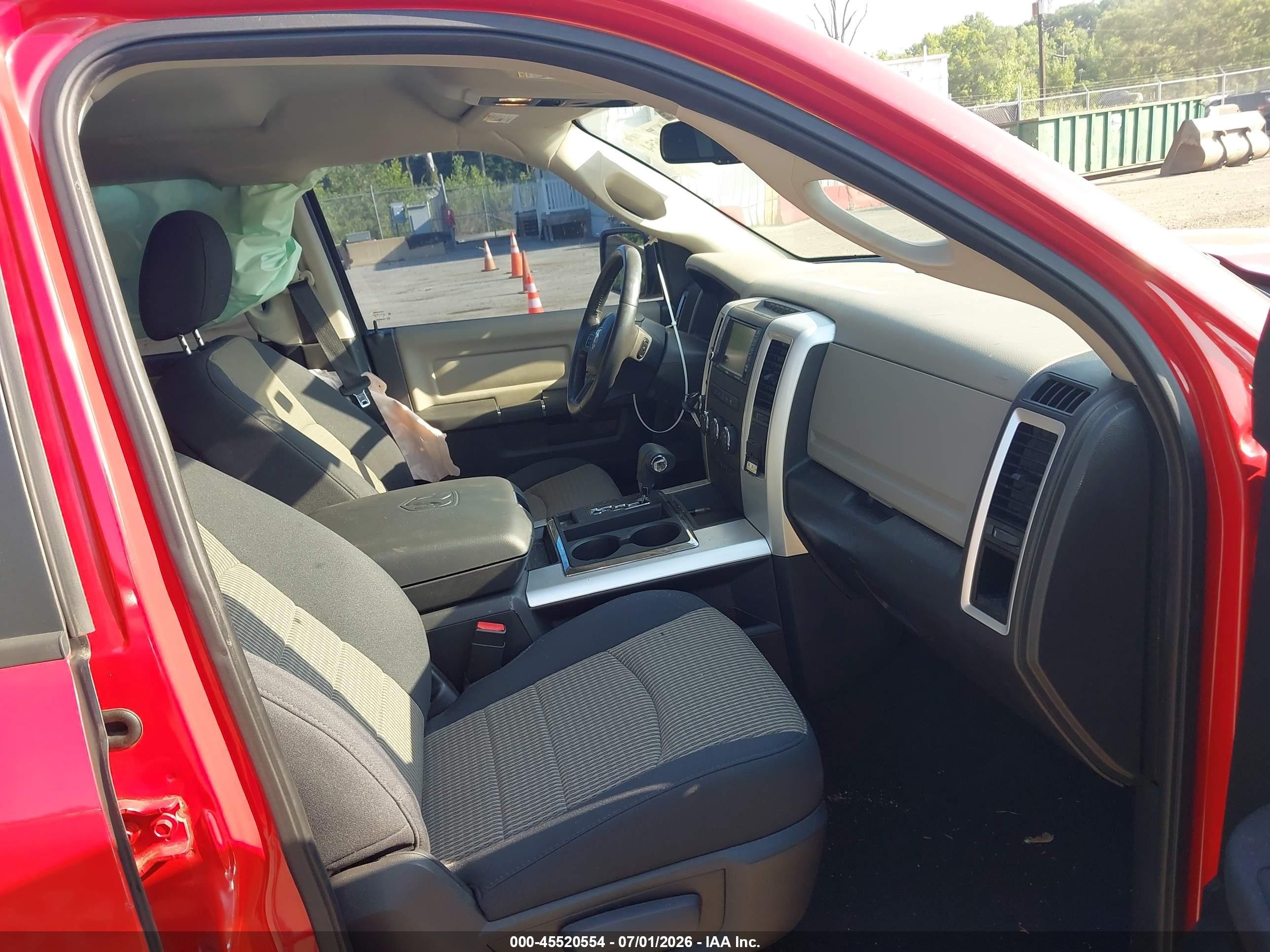 2012 Ram 1500 Big Horn Red vin: 1C6RD7GT6CS329032