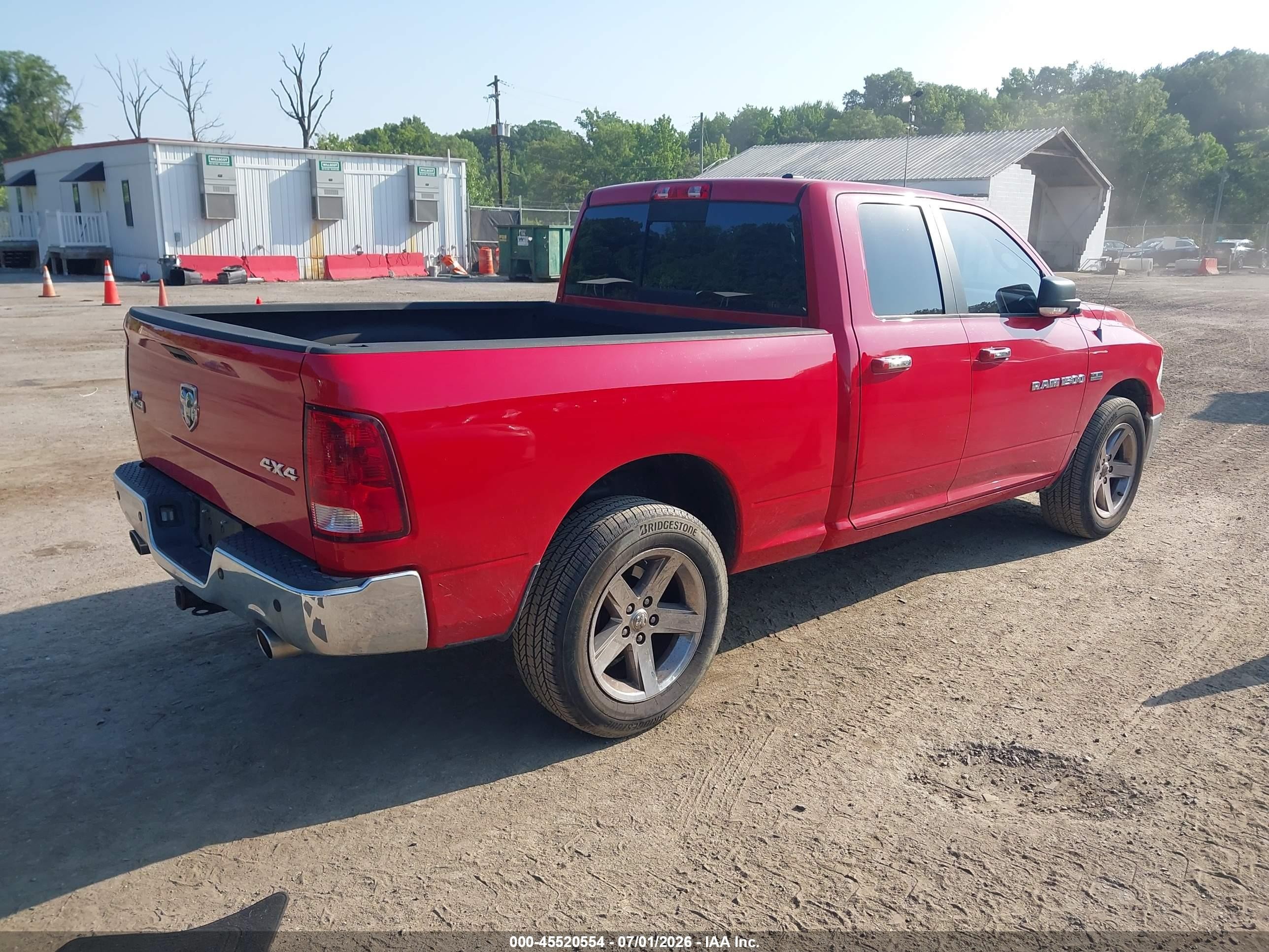 2012 Ram 1500 Big Horn Red vin: 1C6RD7GT6CS329032