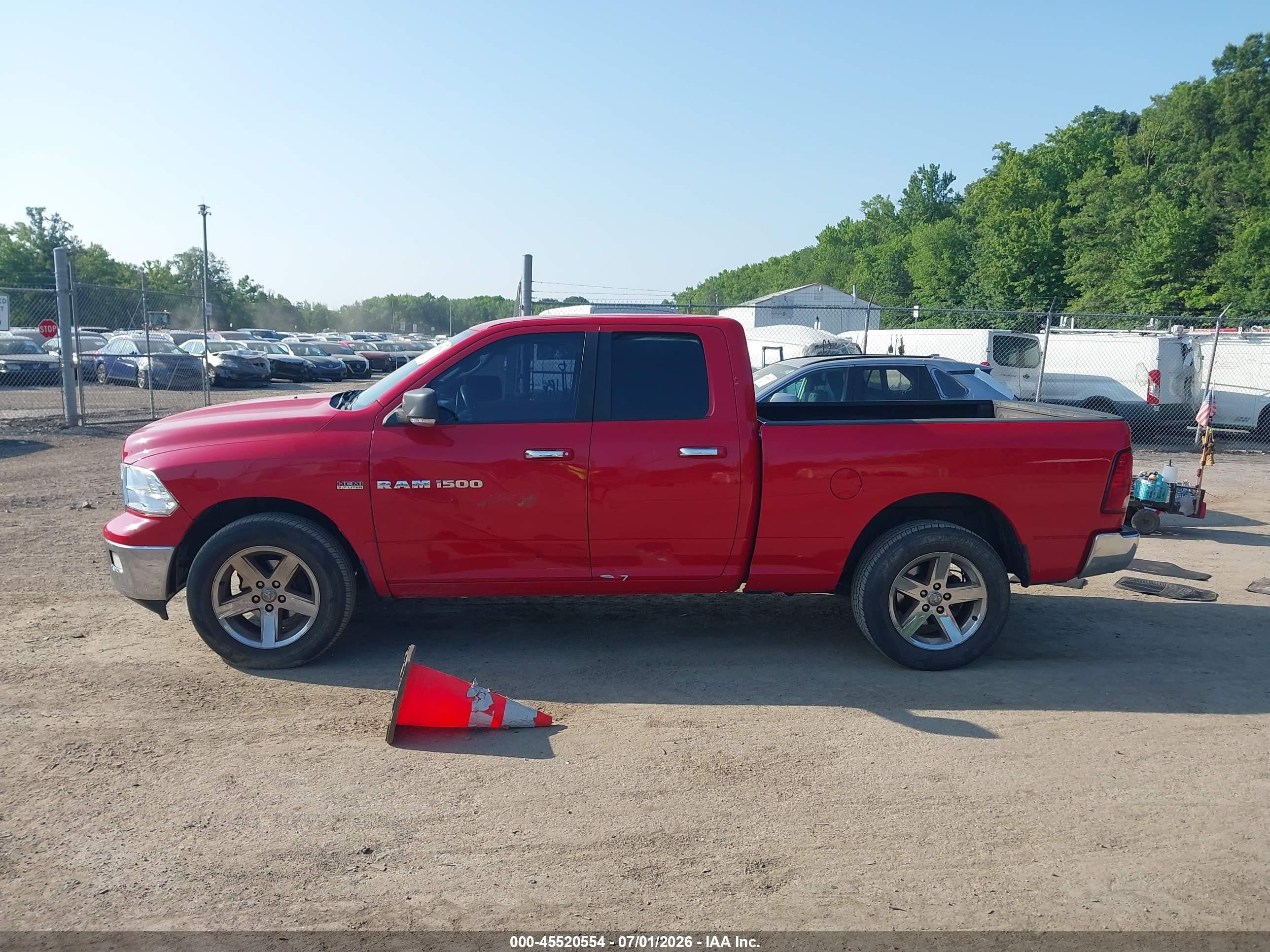 2012 Ram 1500 Big Horn Red vin: 1C6RD7GT6CS329032