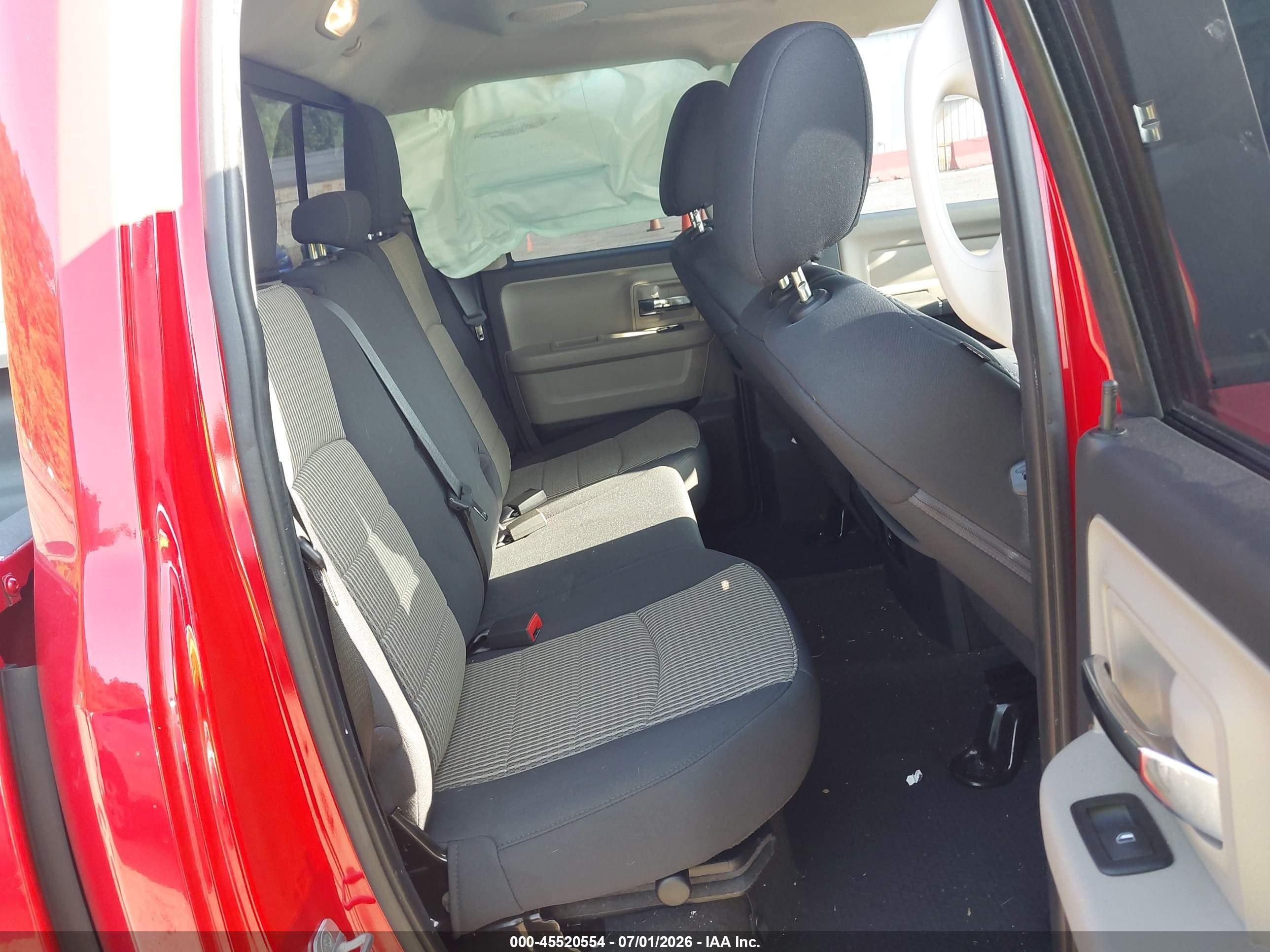 2012 Ram 1500 Big Horn Red vin: 1C6RD7GT6CS329032