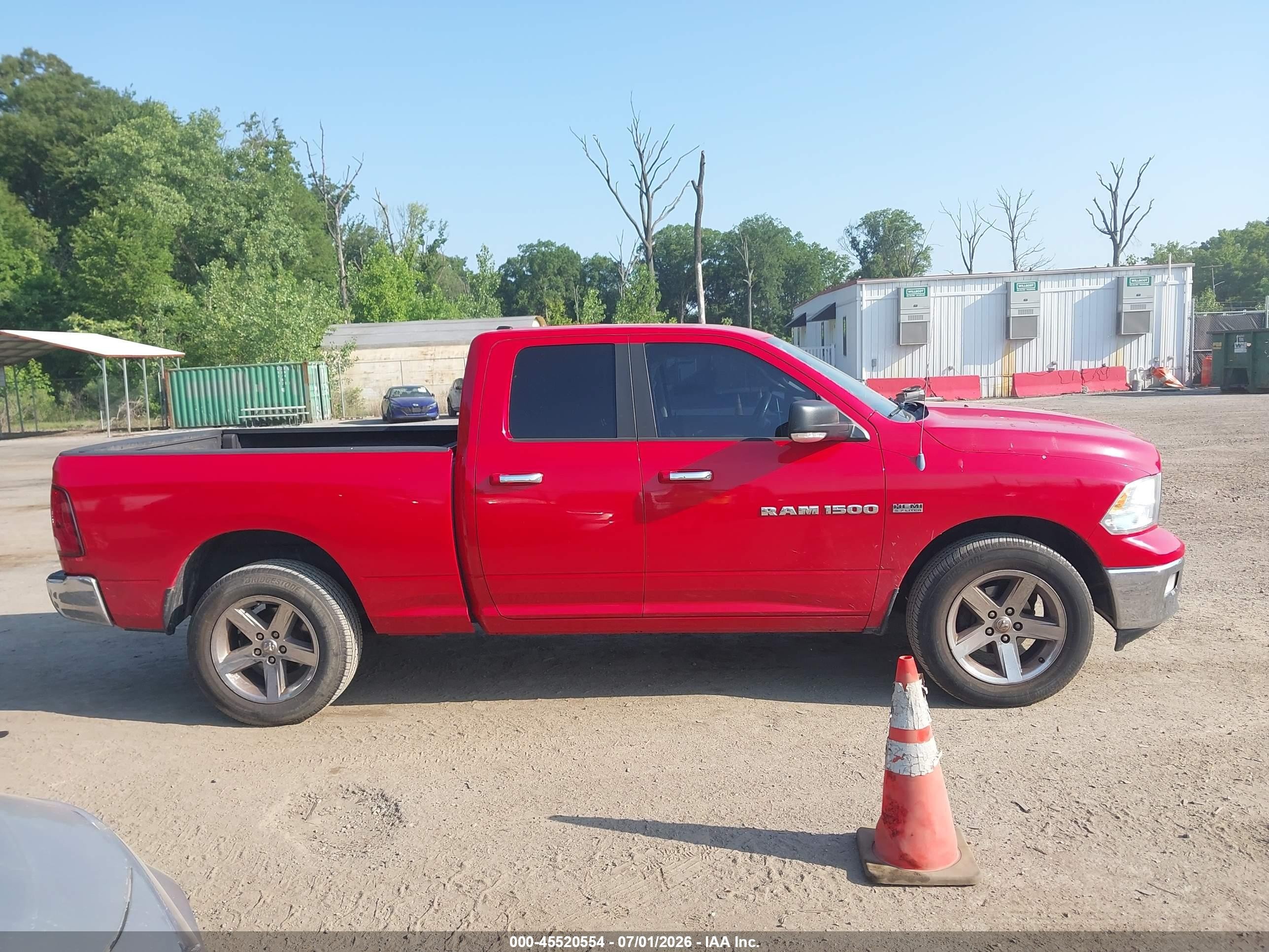 2012 Ram 1500 Big Horn Red vin: 1C6RD7GT6CS329032