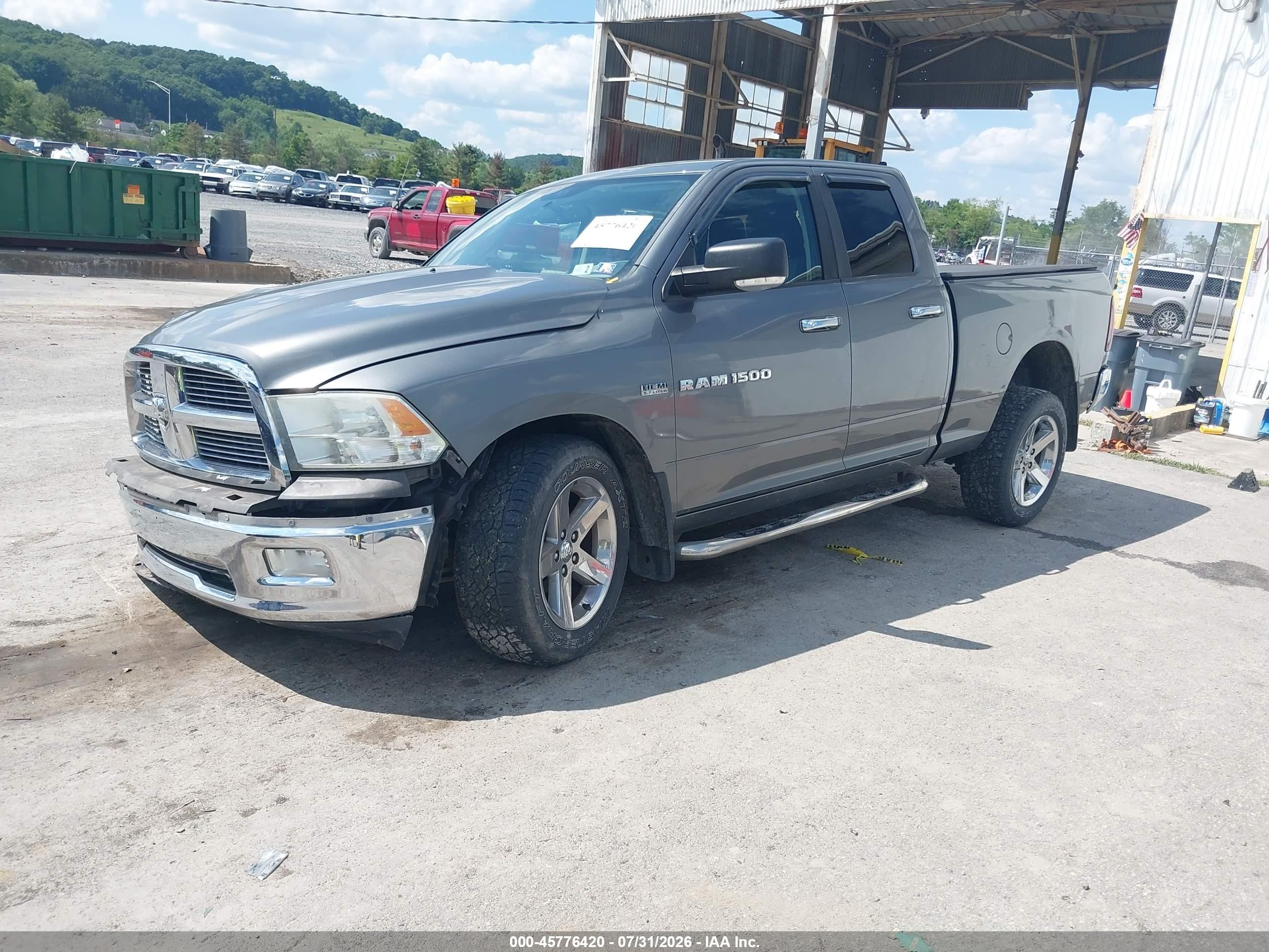 2012 Ram 1500 Big Horn Gray vin: 1C6RD7GT7CS138221