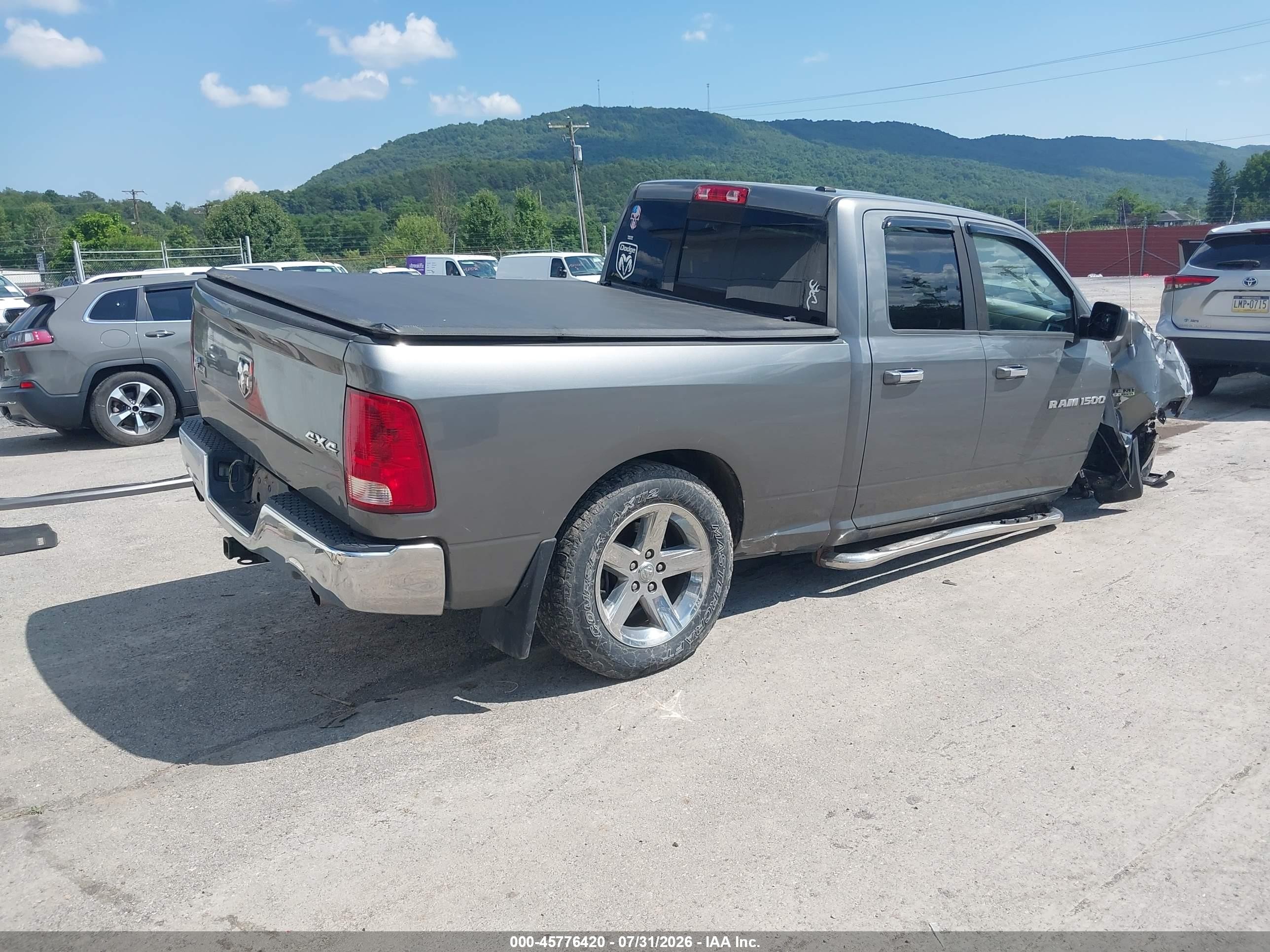 2012 Ram 1500 Big Horn Gray vin: 1C6RD7GT7CS138221
