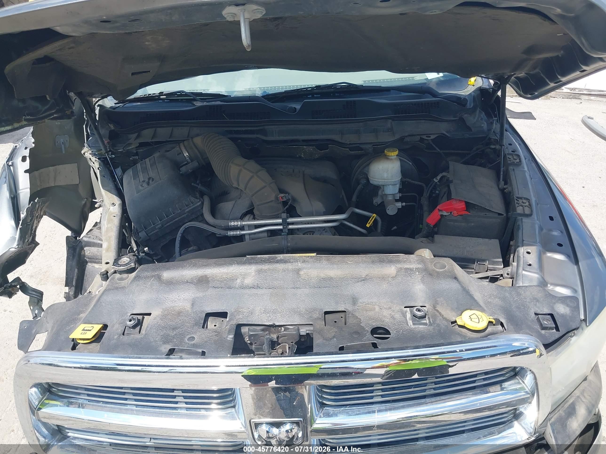 2012 Ram 1500 Big Horn Gray vin: 1C6RD7GT7CS138221