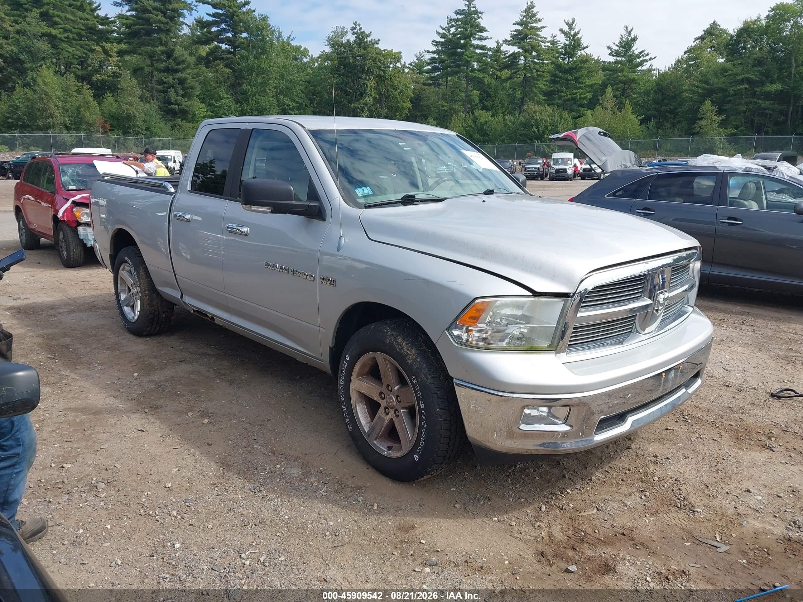 2012 Ram 1500 Big Horn Gray vin: 1C6RD7GT7CS187869