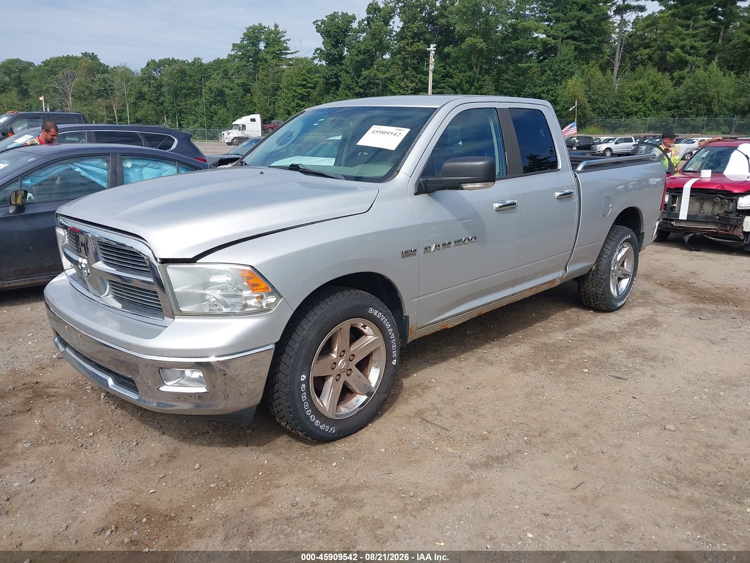 2012 Ram 1500 Big Horn Gray vin: 1C6RD7GT7CS187869