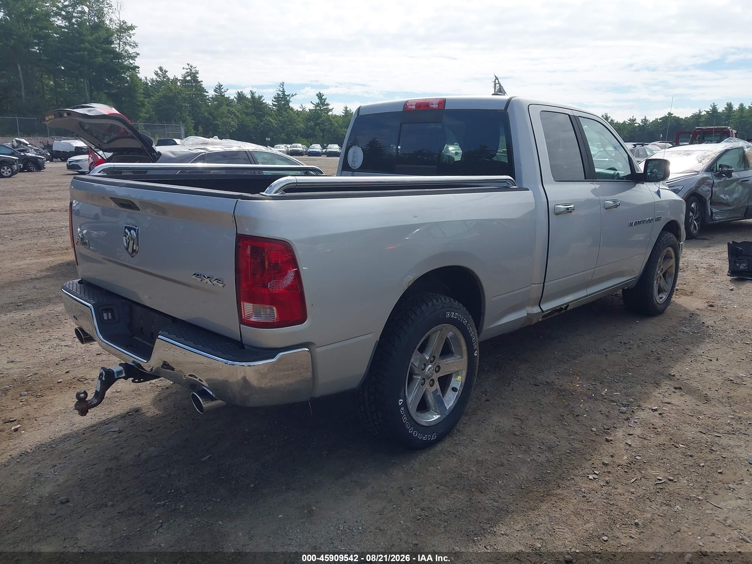 2012 Ram 1500 Big Horn Gray vin: 1C6RD7GT7CS187869