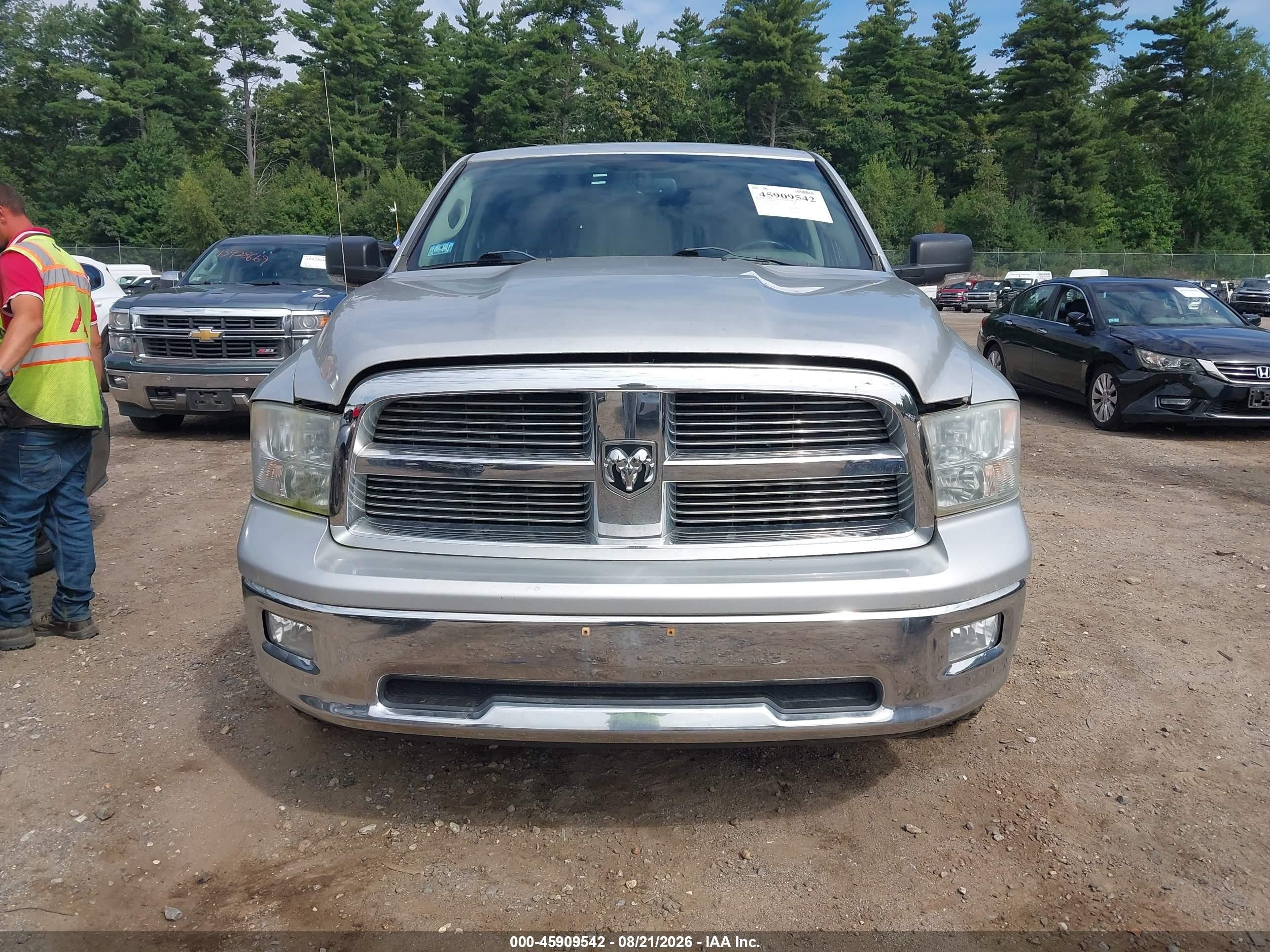 2012 Ram 1500 Big Horn Gray vin: 1C6RD7GT7CS187869