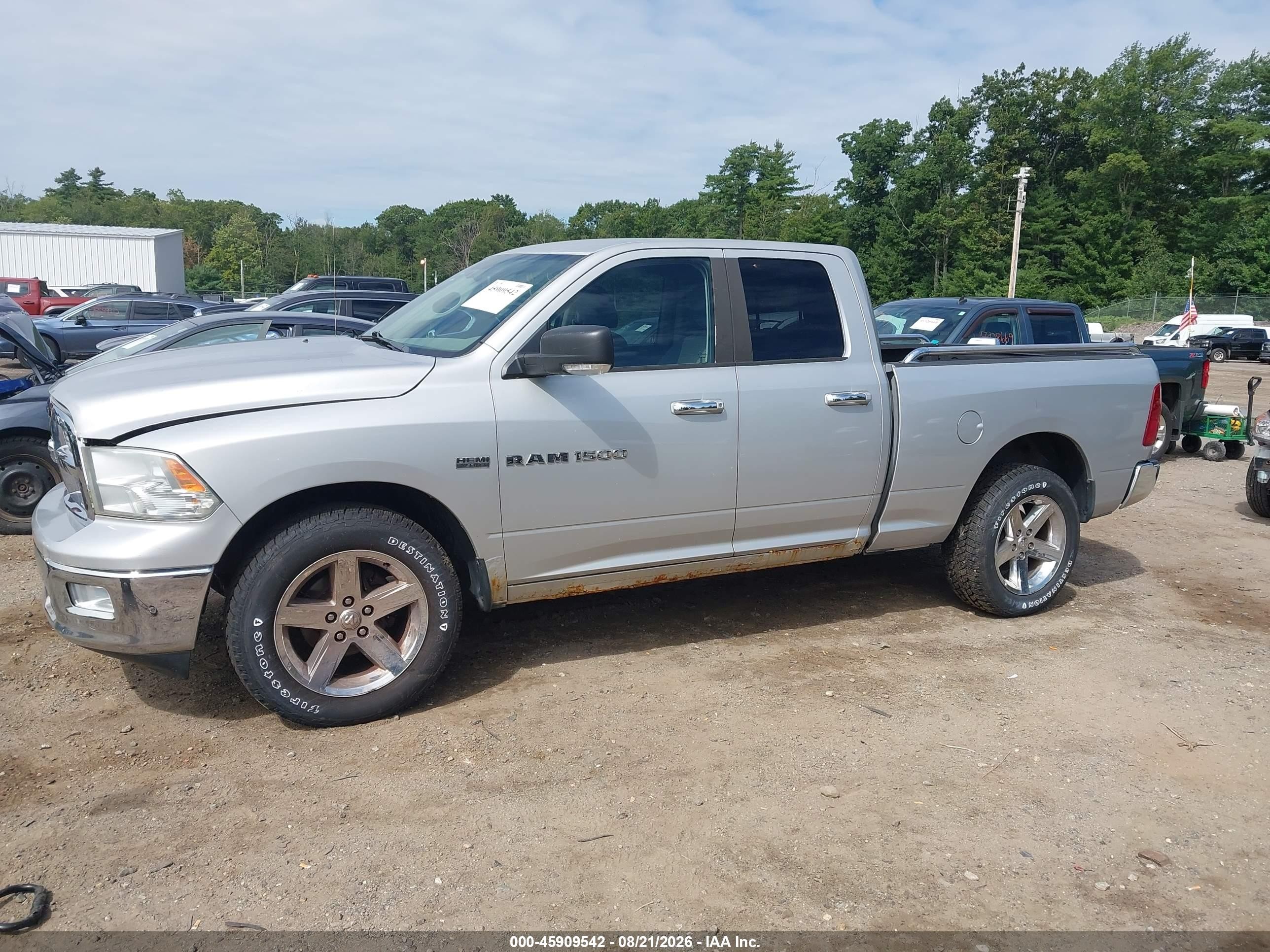 2012 Ram 1500 Big Horn Gray vin: 1C6RD7GT7CS187869