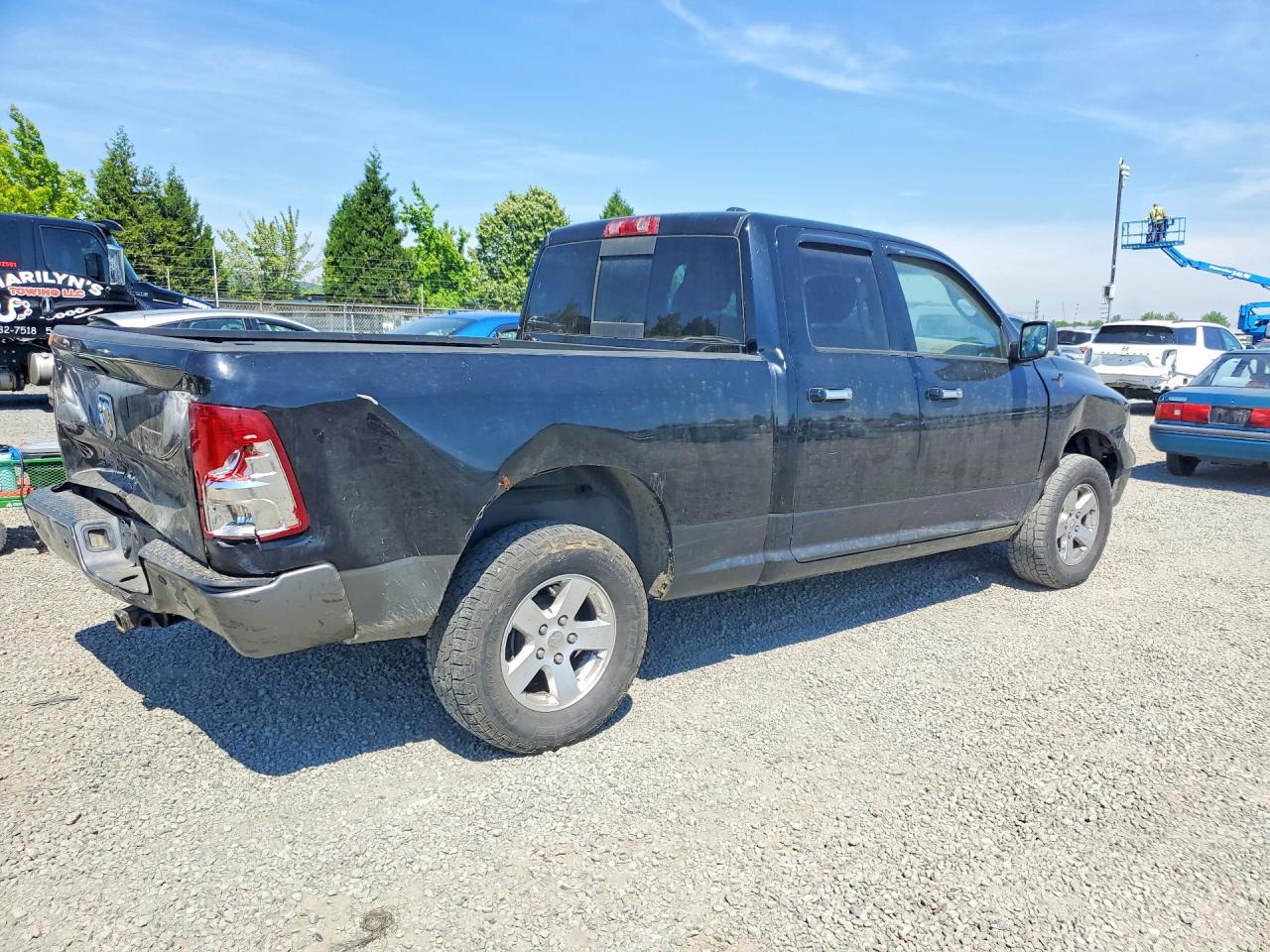 2012 Dodge 1500 Black vin: 1C6RD7GT7CS222314